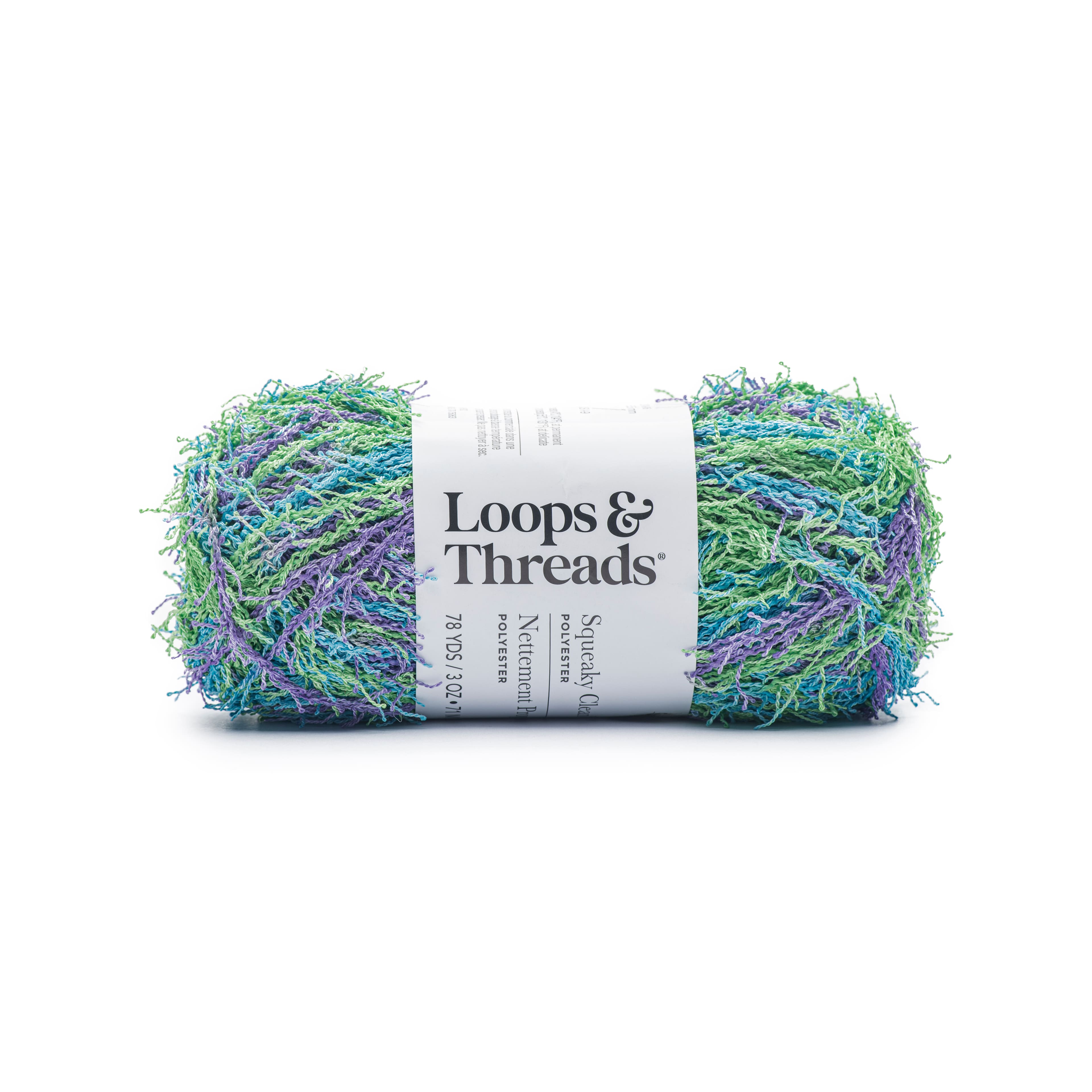15 Pack: Squeaky Clean™ Prints Yarn by Loops & Threads®