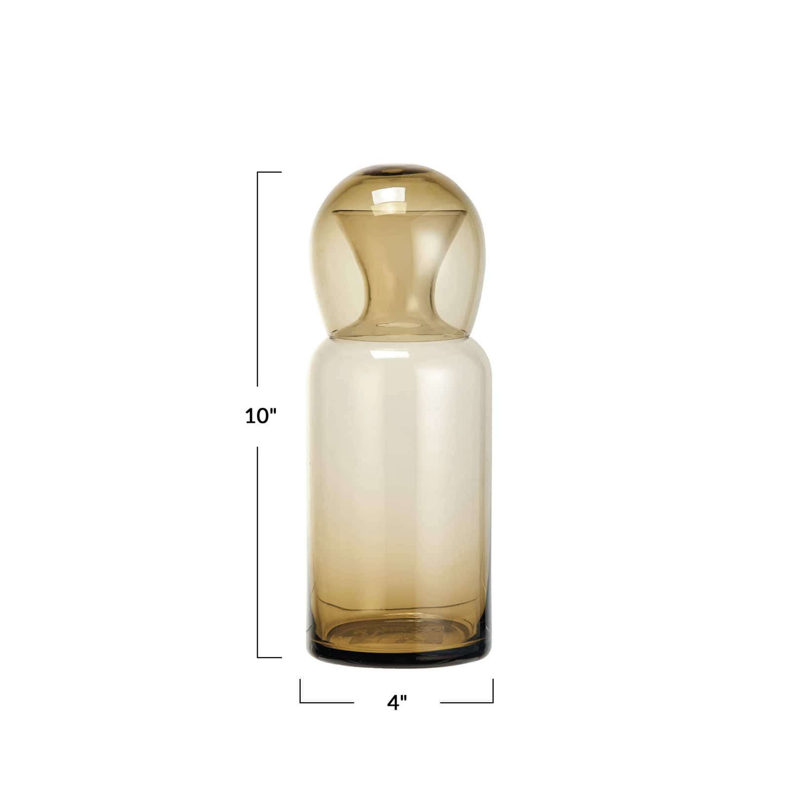 Hello Honey® Glowing Amber Glass Carafe Set