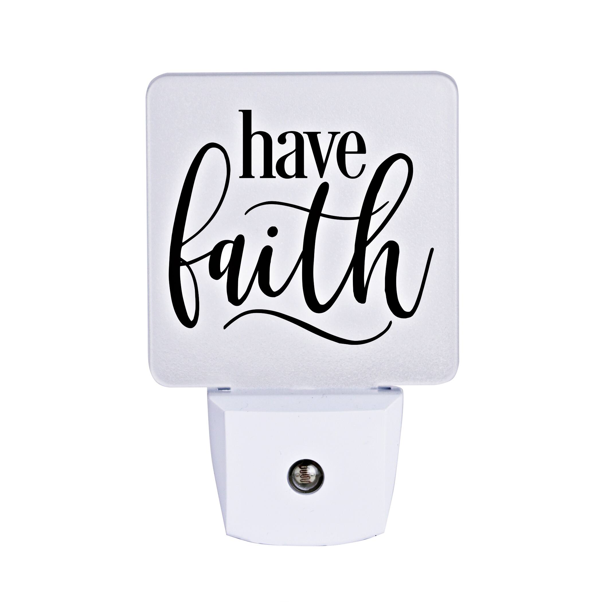 Let Your Light Shine Have Faith Night Light