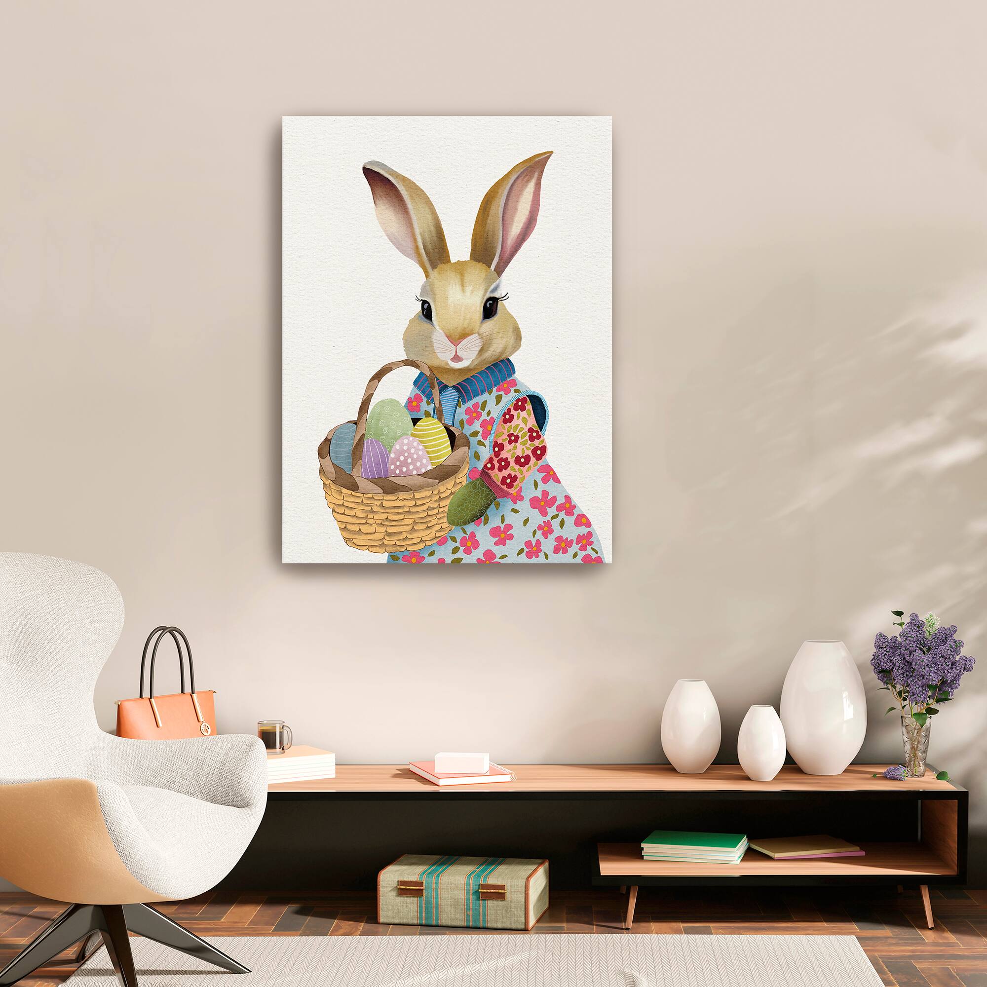 Lumaprints Easter Bun Bun I Canvas Giclée Art