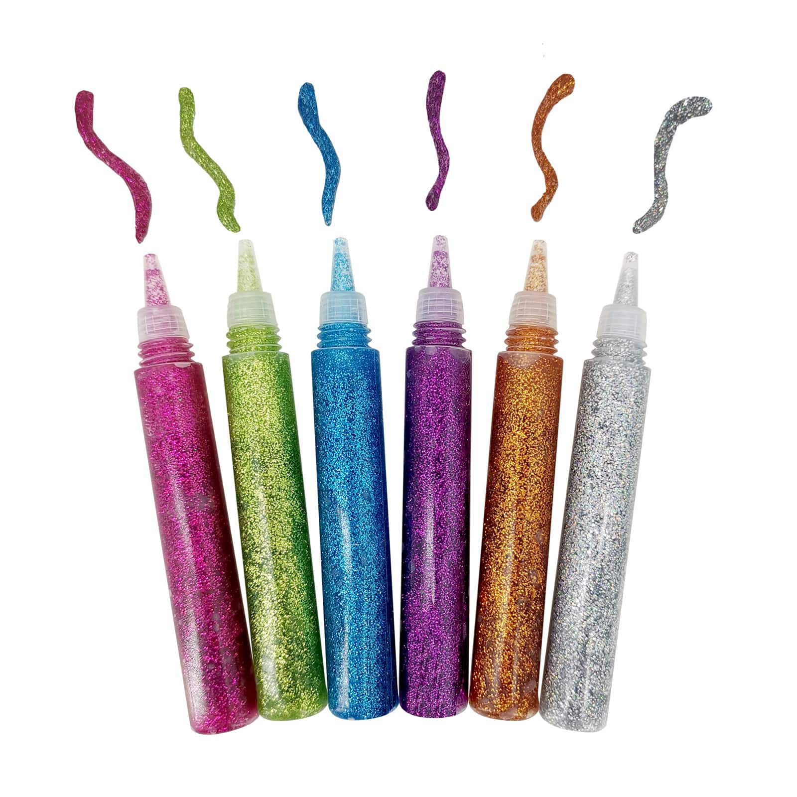 Stylos à paillettes couleurs vives de Creatology