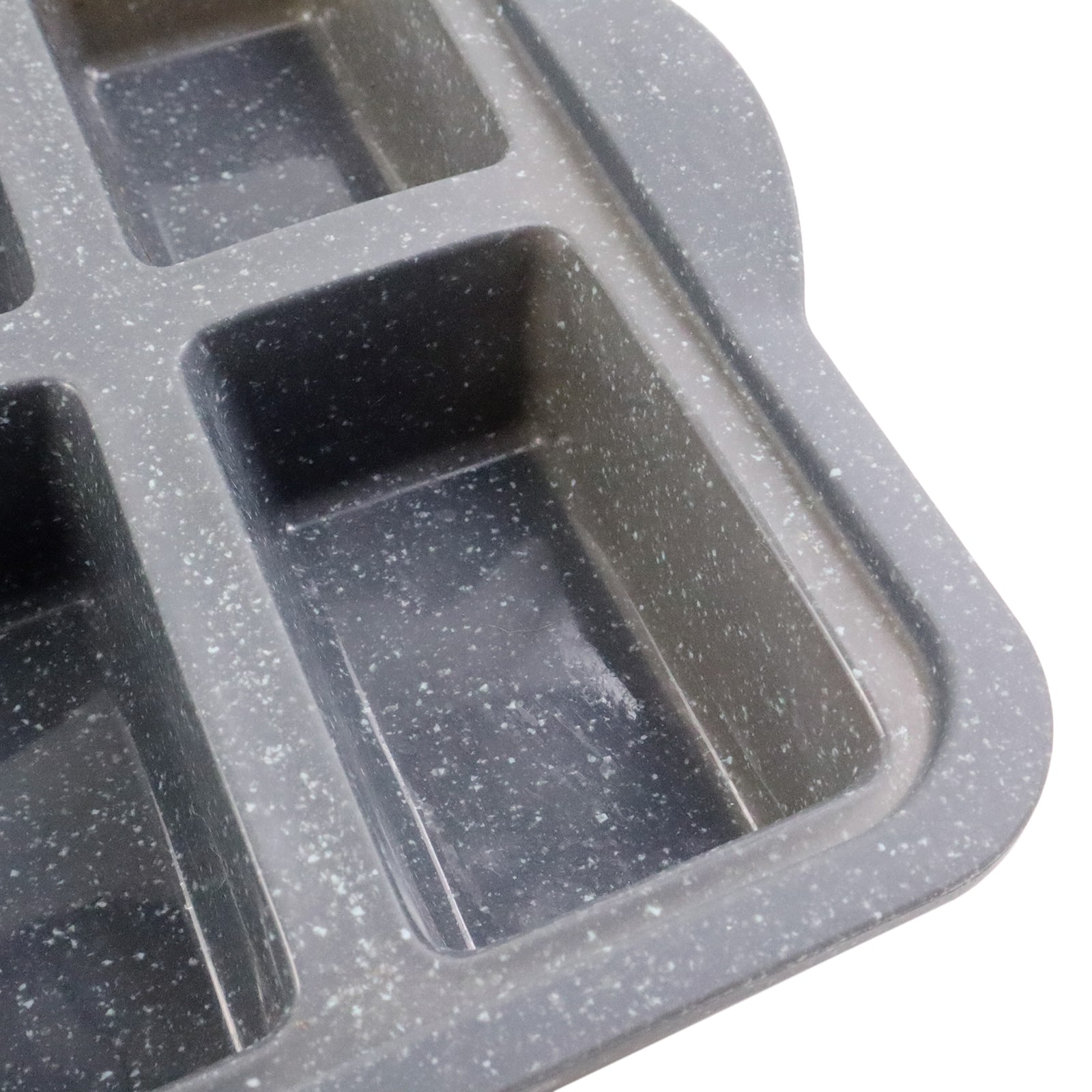 8-Cavity Metal-Reinforced Silicone Mini Loaf Pan by Makery®
