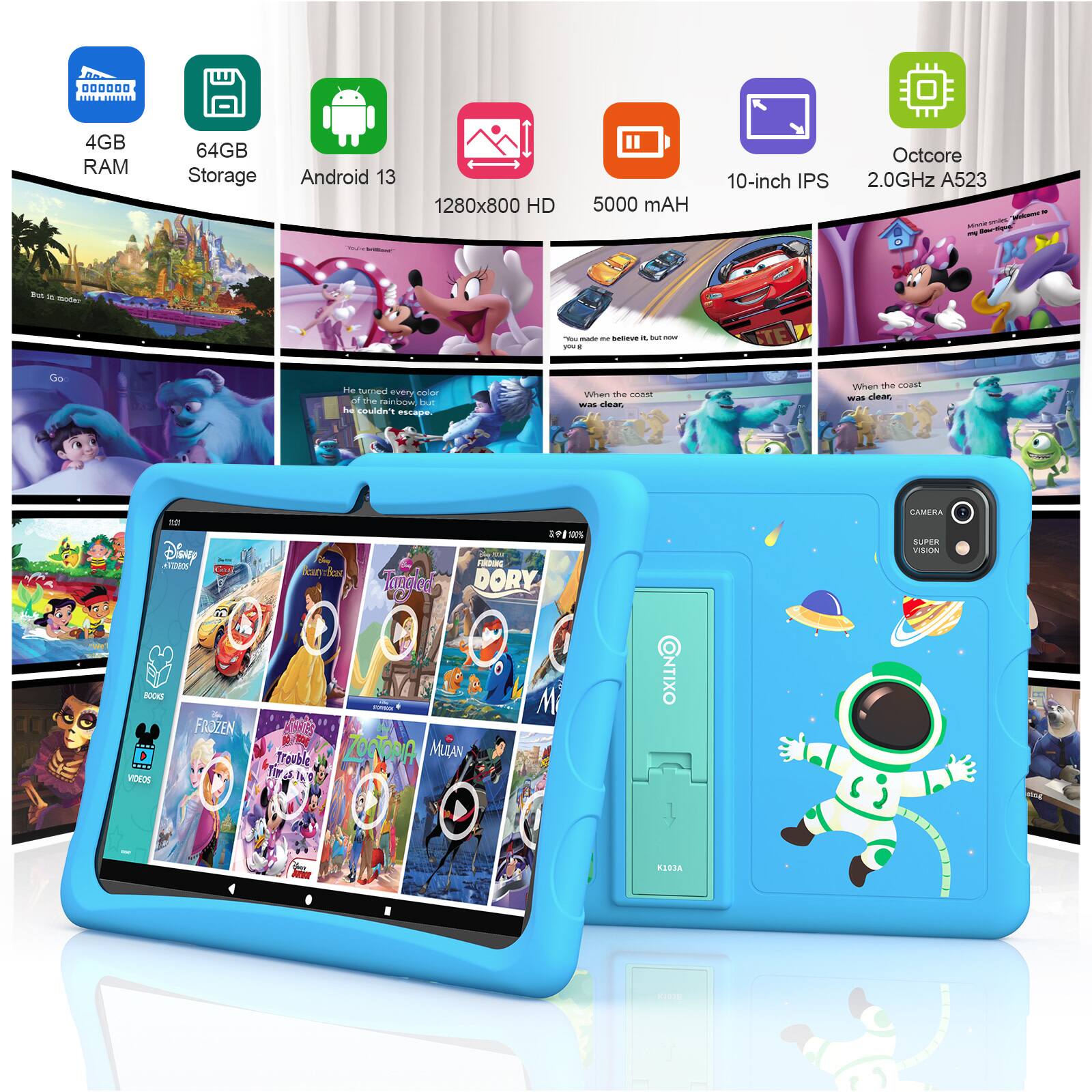 Contixo K103A Kids HD Tablet