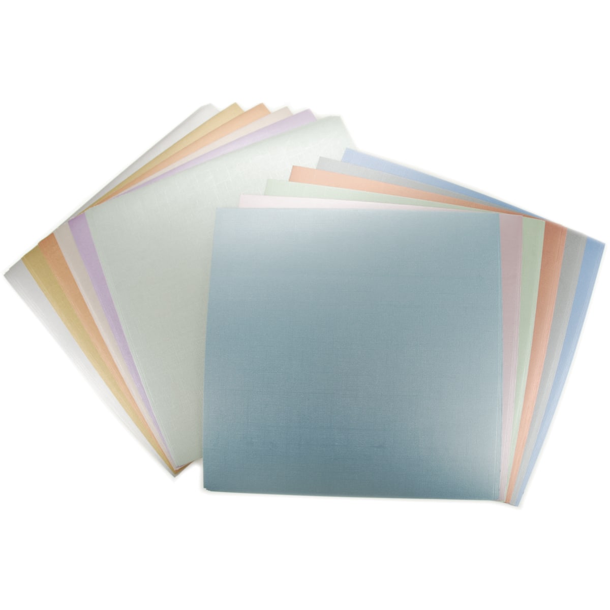 DCWV® 12" x 12" Metallic Single-Sided Cardstock Stack, 48 Sheets