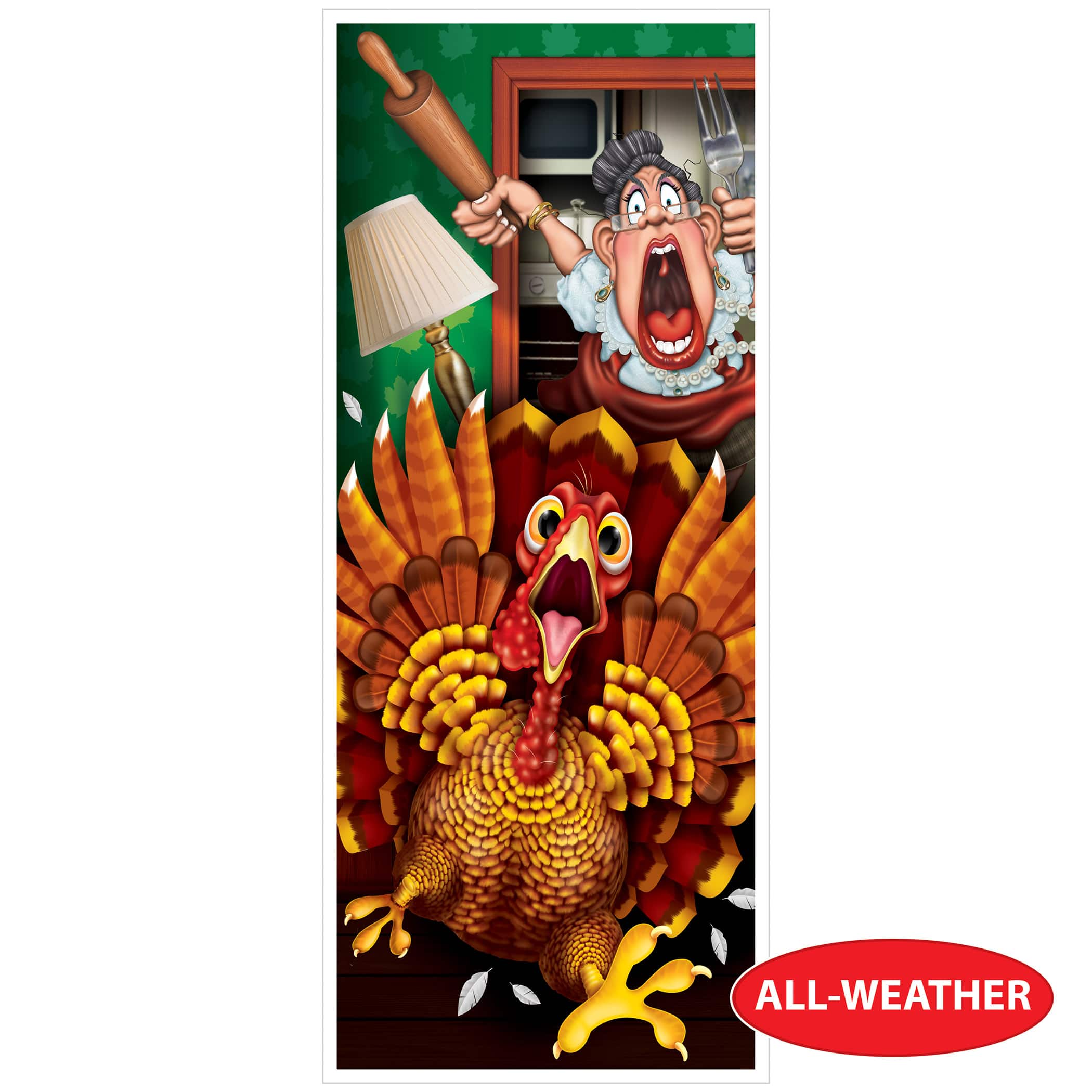 Beistle 30" x 6ft. Wild Turkey Door Covers, 2ct.