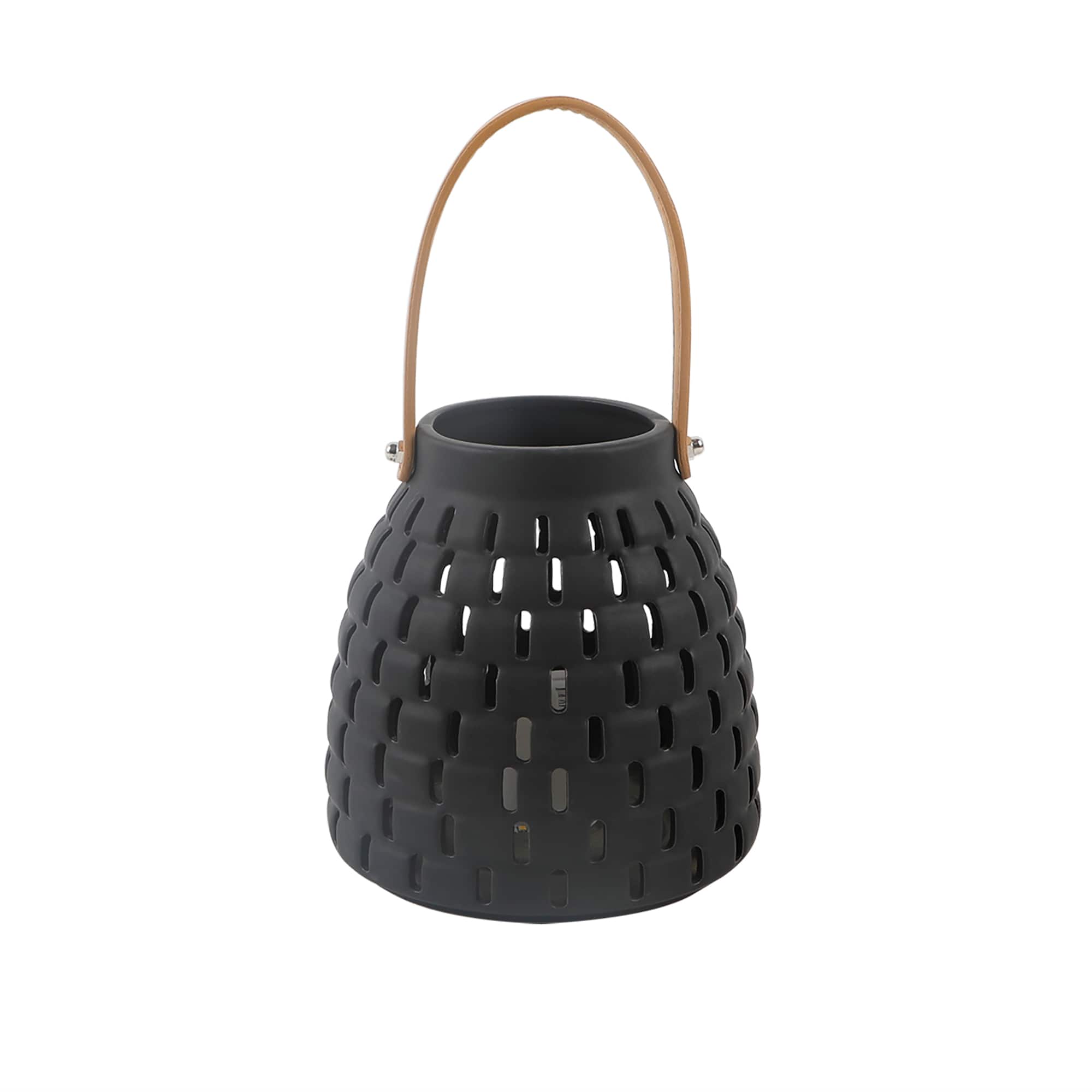 Flora Bunda® 6" Honeycomb LED Ceramic Lantern