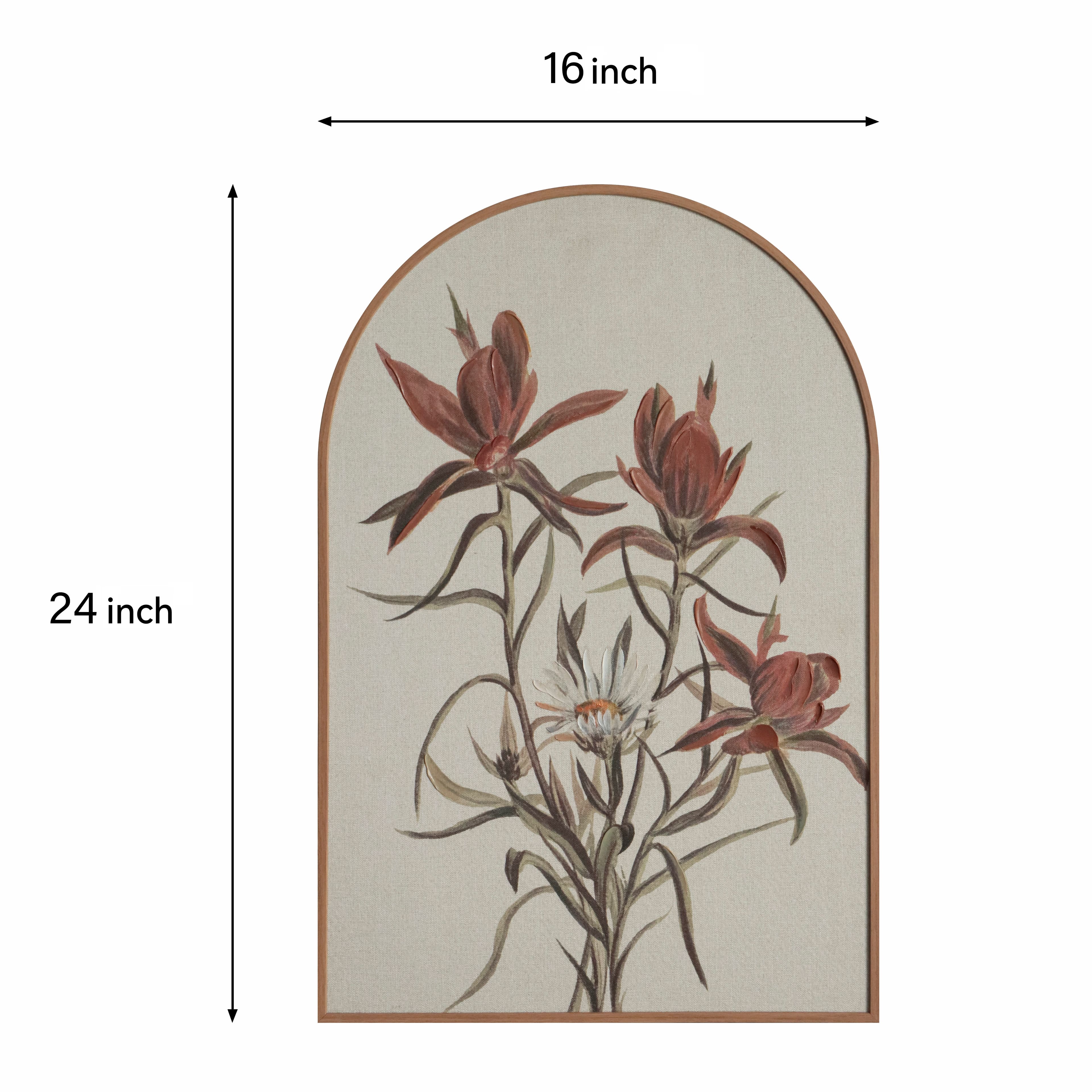 16" x 24" Rosa Blossoms Wall Décor by Ashland®