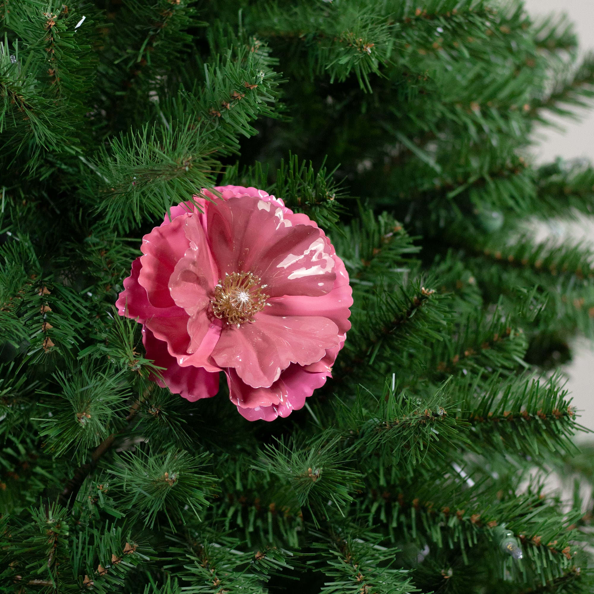 Pink Artificial Poppy Stem