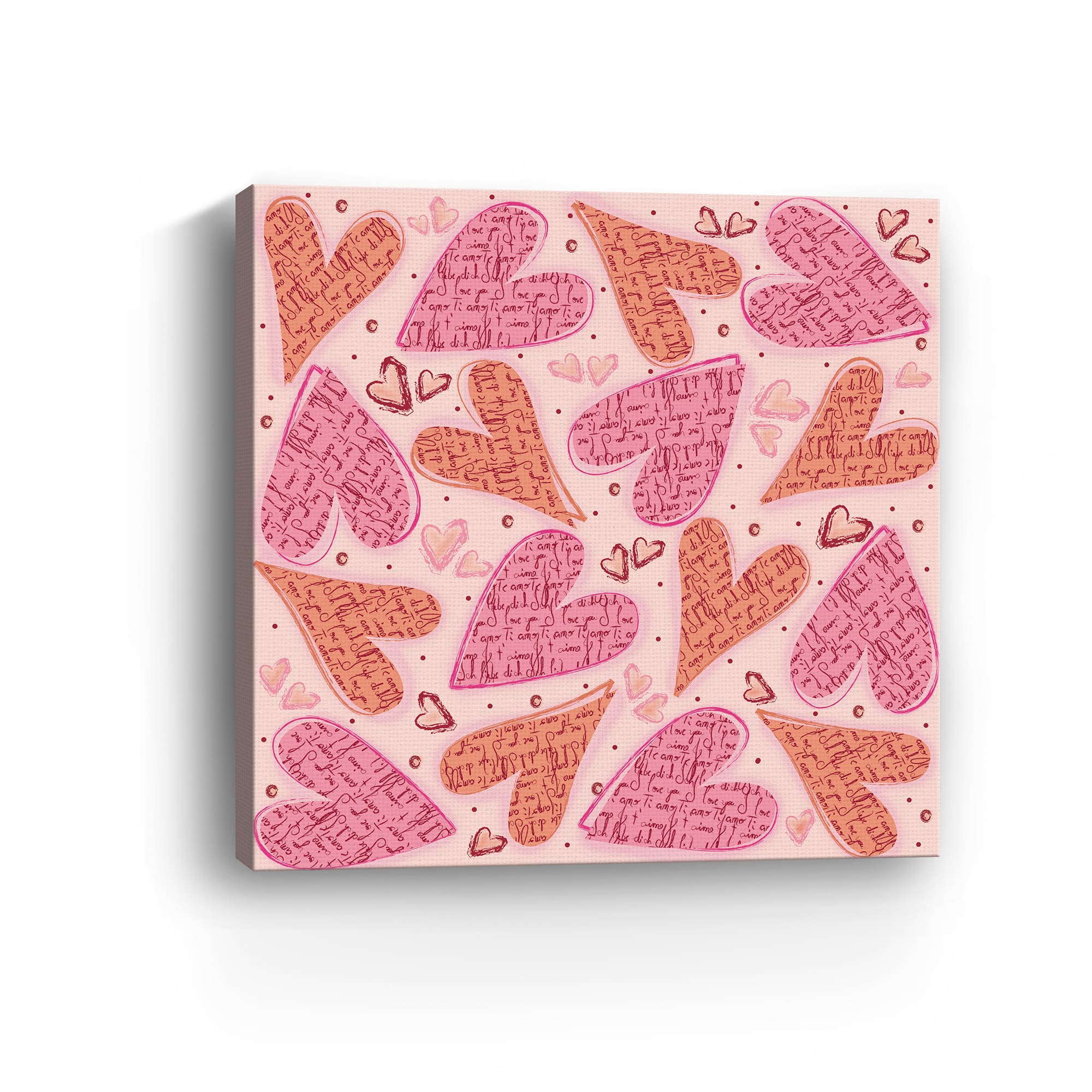Write Love Canvas Giclée Art
