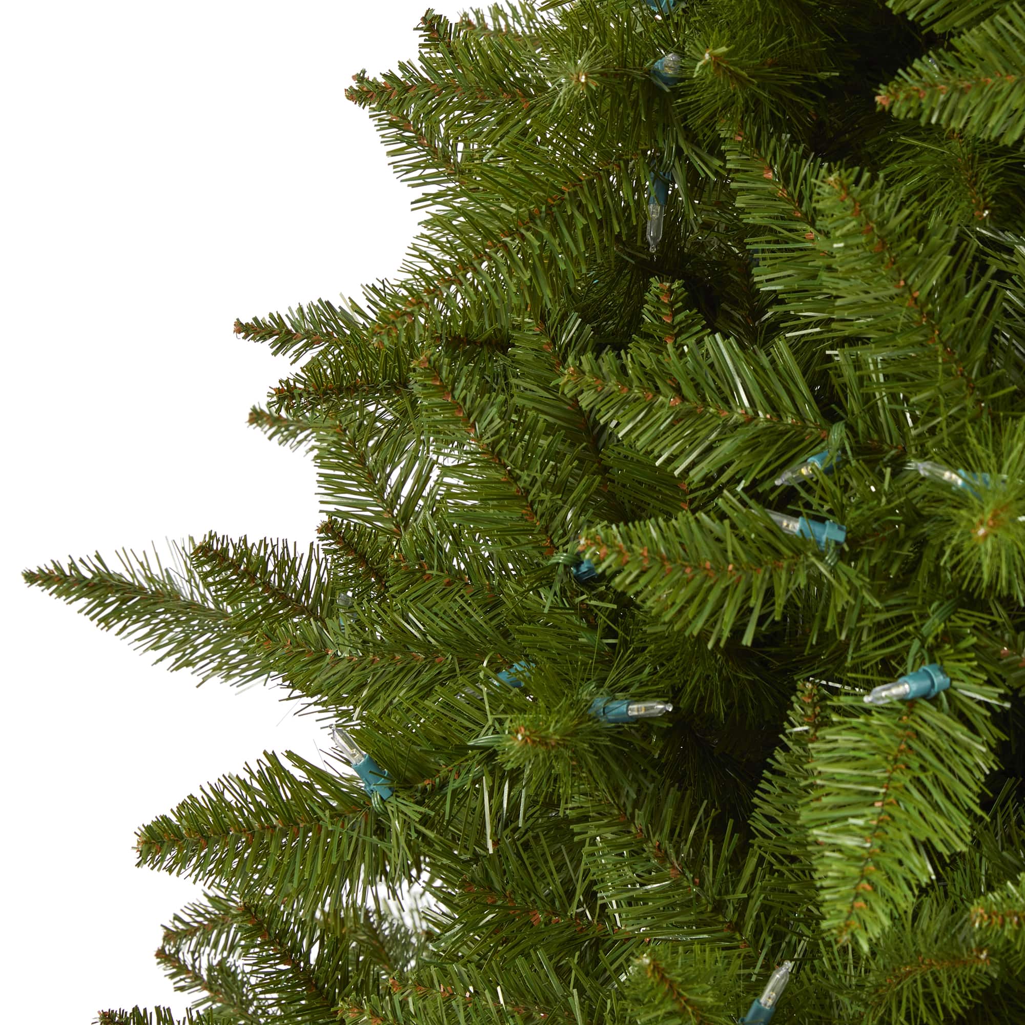6.5ft. Pre-Lit Vermont Spruce Artificial Christmas Tree, Warm White LED Lights