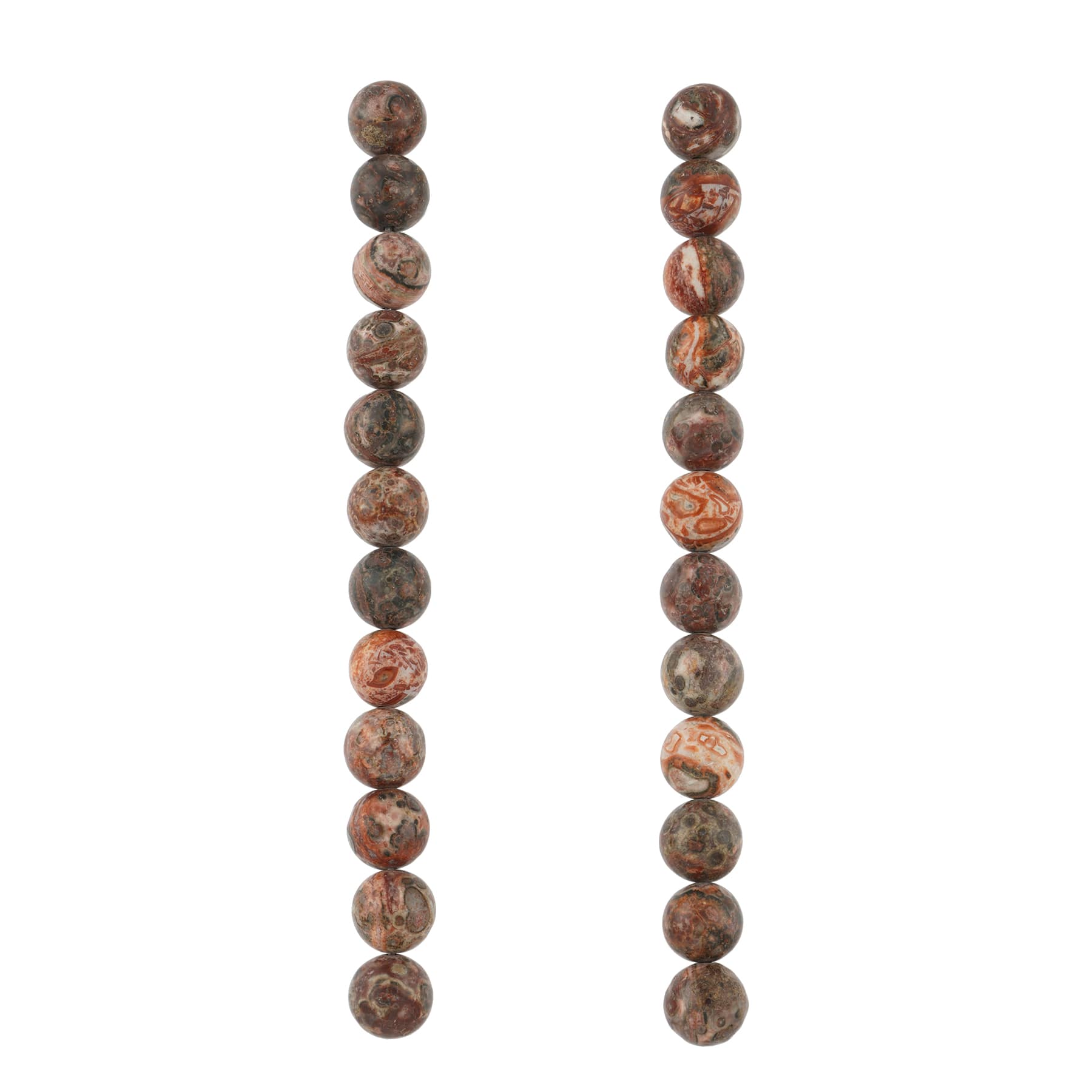 12 Pack: Leopard Jasper Round Beads, 10mm by Bead Landing™