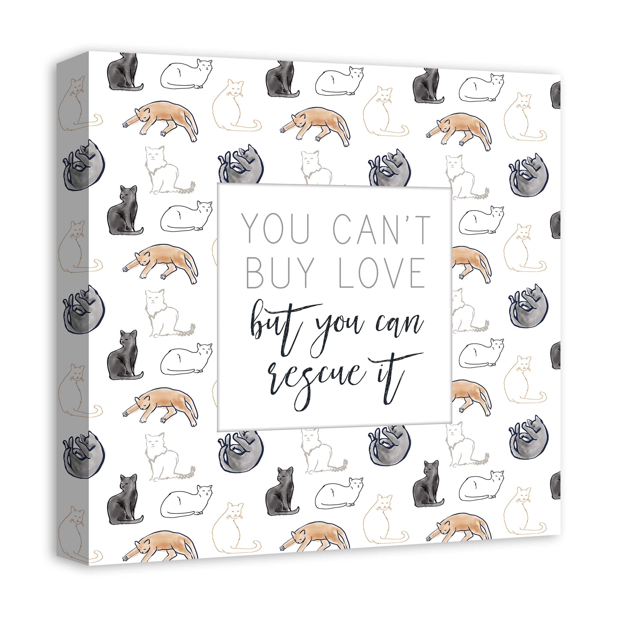 Rescue Dog Canvas Wall Art