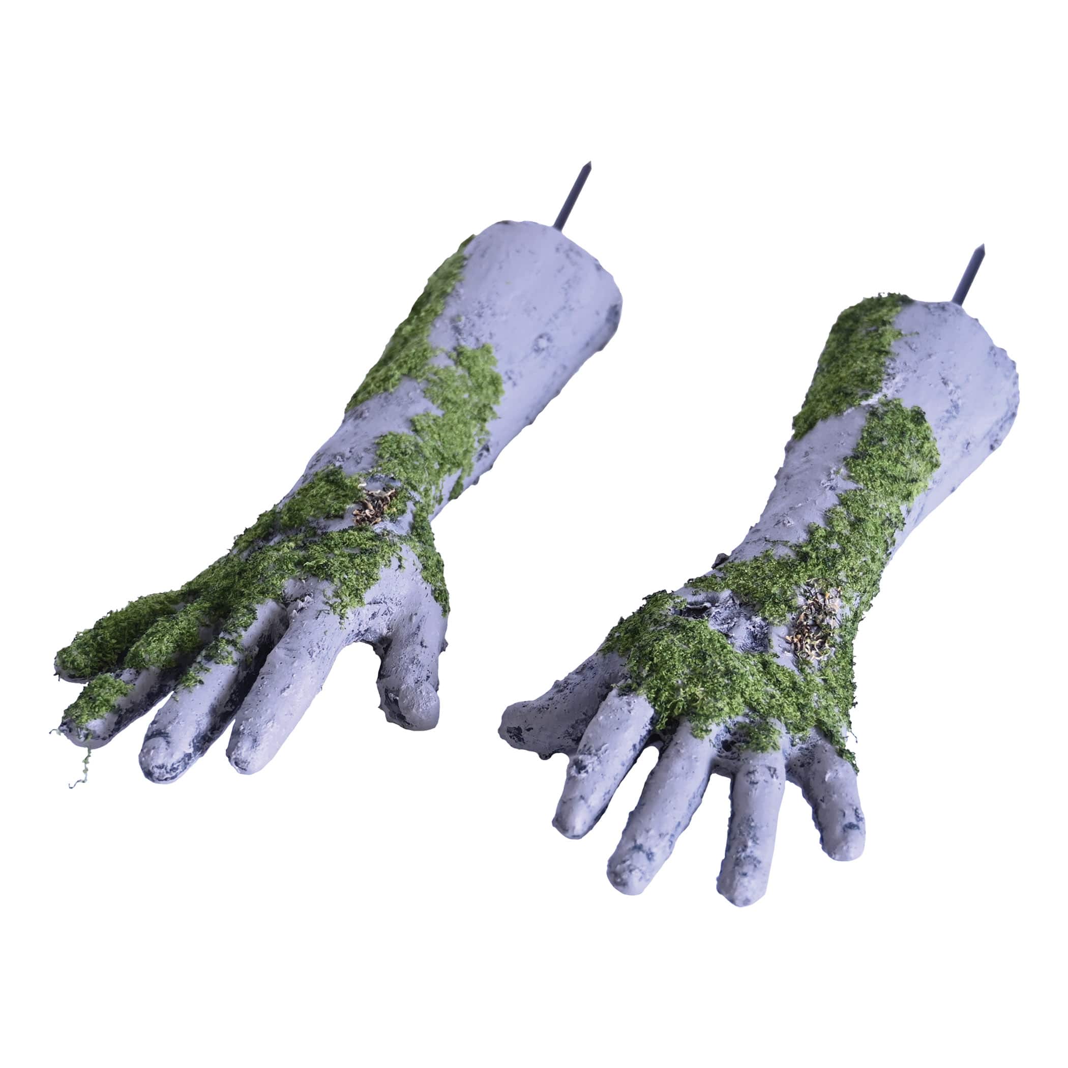 Beistle Zombie Hand Plastic Yard Stakes Set