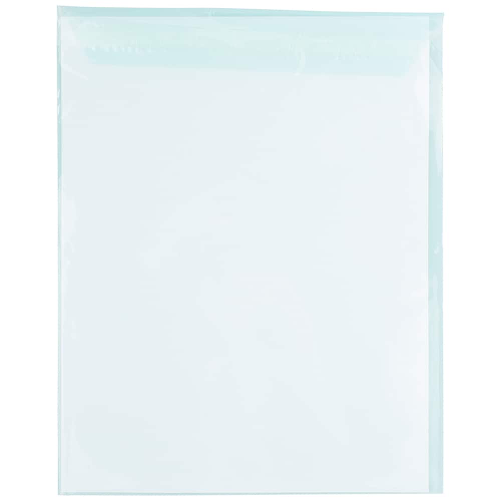 JAM Paper 8.93" x 11.25" Self Adhesive Closure Cello Sleeves, 100ct.