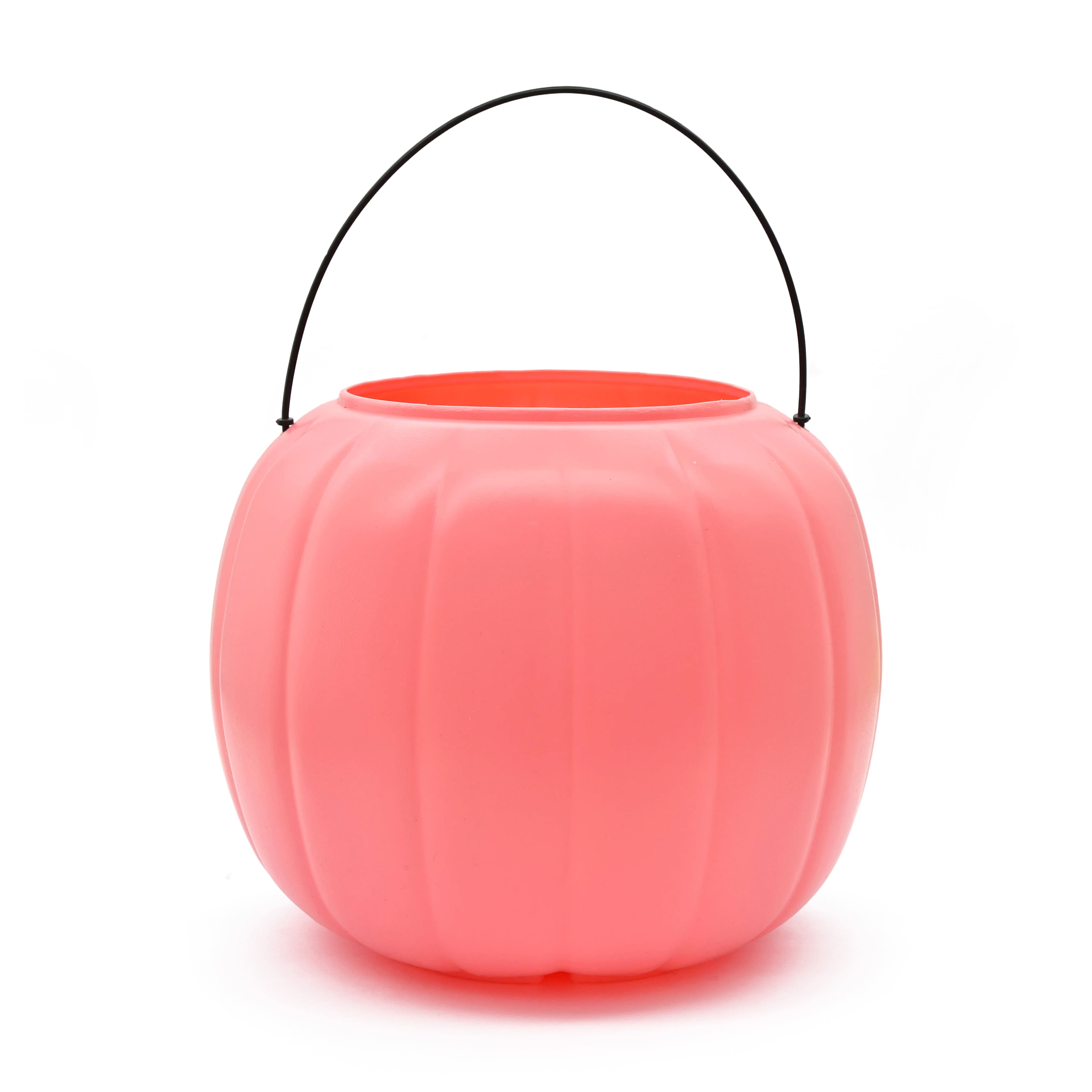 Halloween Pink Jack-o'-Lantern Bucket by Creatology™