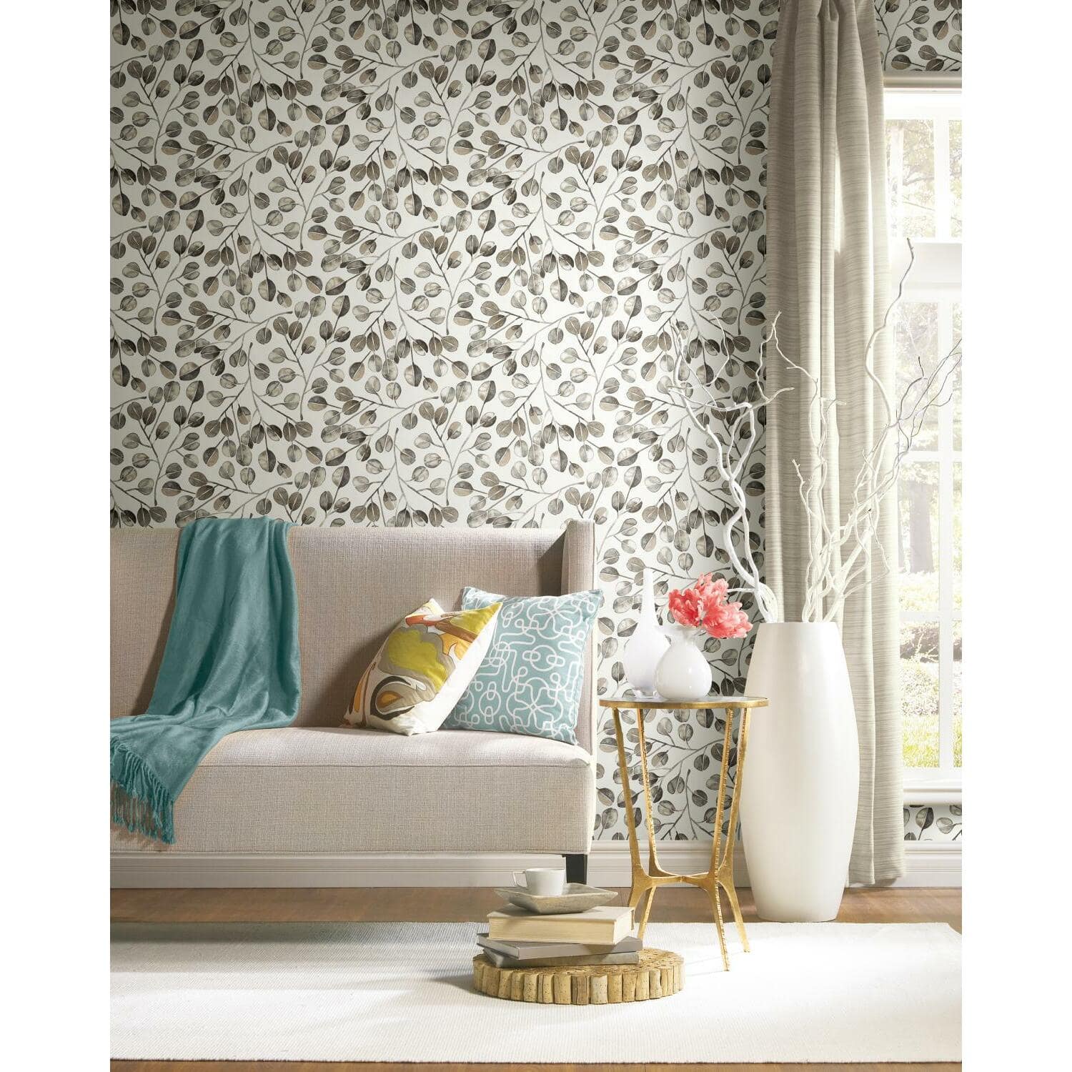 RoomMates Cat Coquillette Eucalyptus Peel & Stick Wallpaper