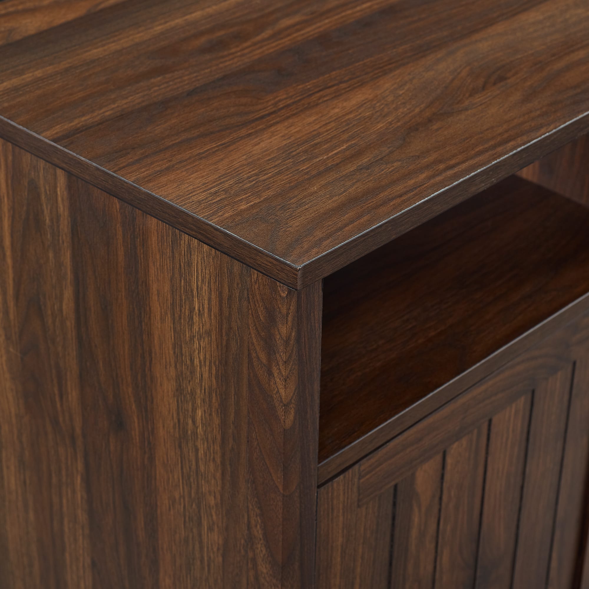 Walker Edison 18" Grooved Door Side Table