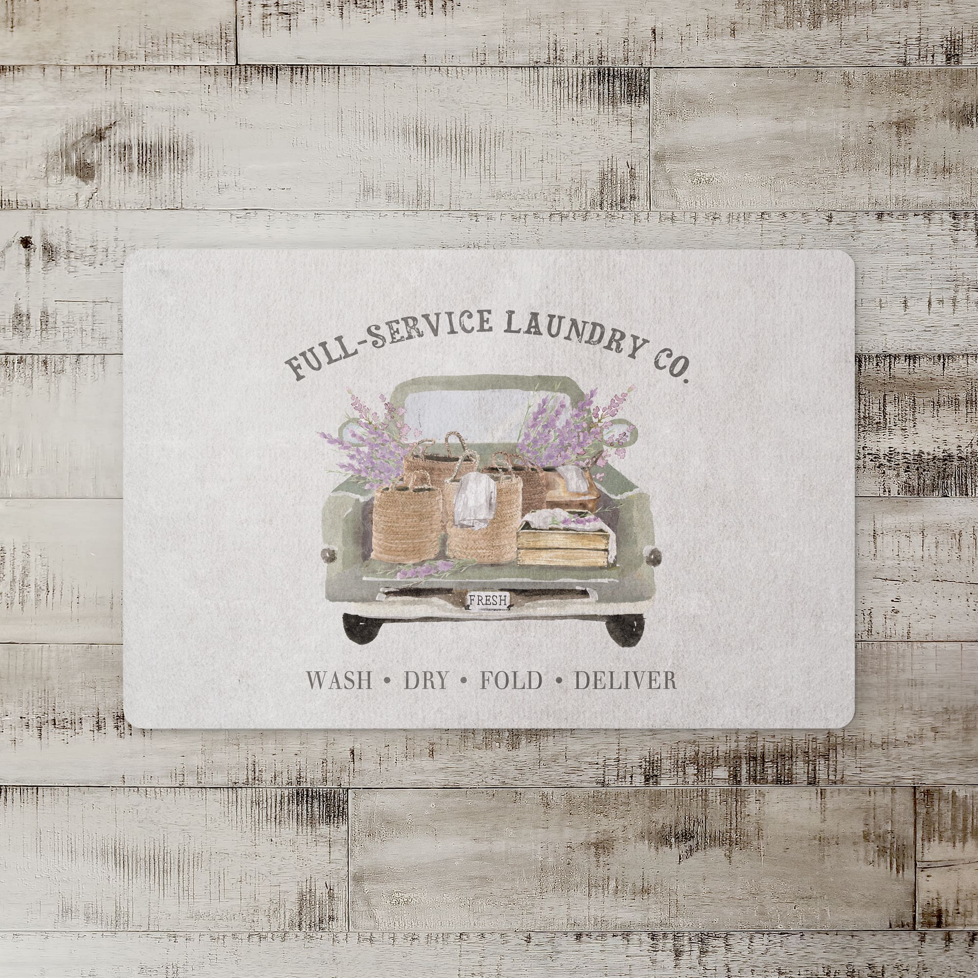 18" x 27" Laundry Truck Service Floor Mat