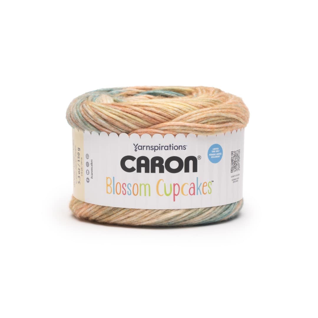 【Yarnnakarn 】　Dessert Capote S TB-032 Caron® Blossom Cupcakes™ Yarn, Color: Zest for Life | Michaels