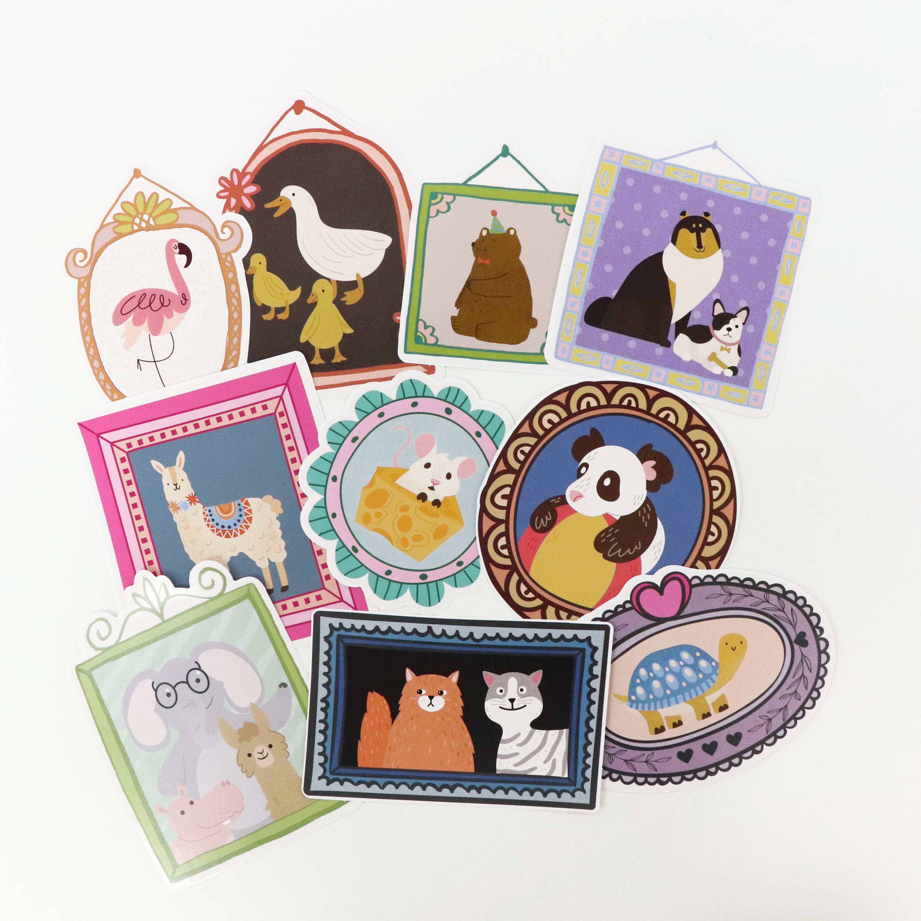 Framed Animals Vinyl Stickers by Recollections™