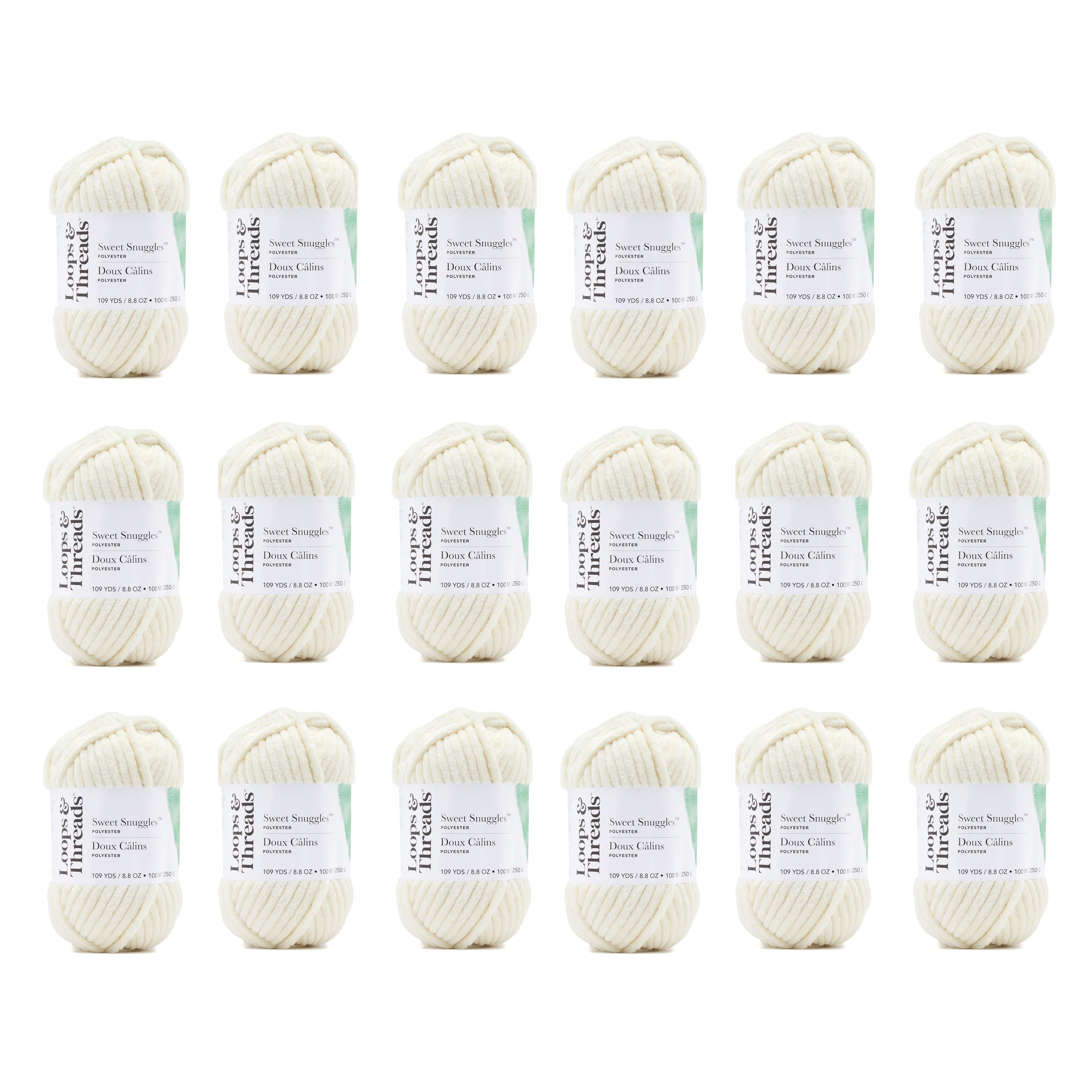 18 Pack: Sweet Snuggles™ Yarn by Loops & Threads®