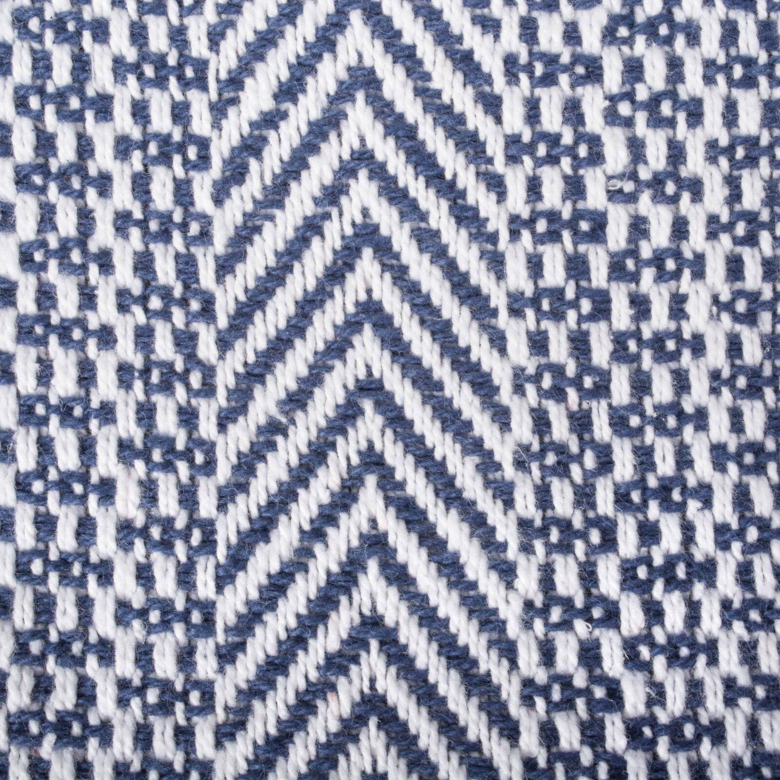 DII® Nautical Blue Herringbone Stripe Throw