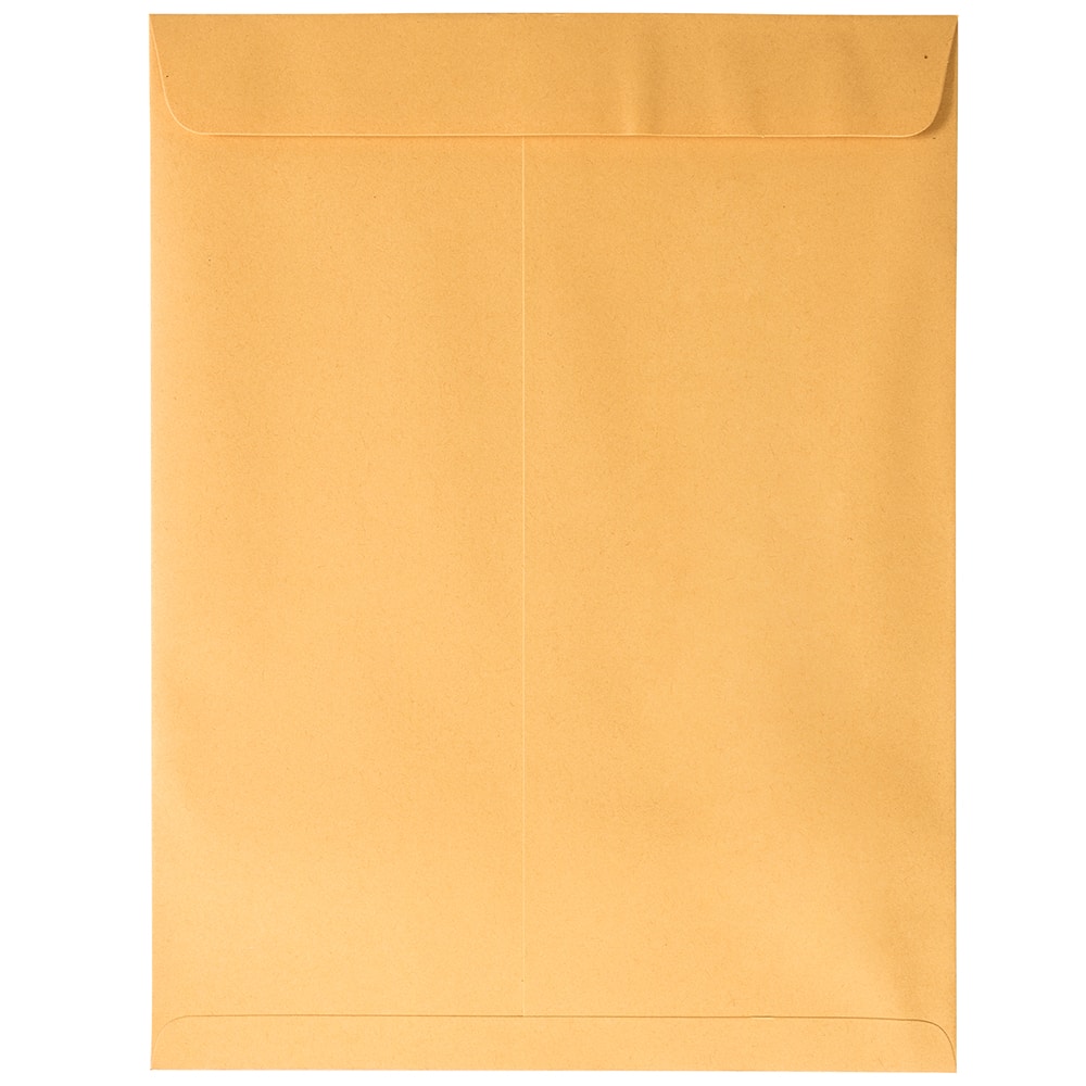 JAM Paper 10" x 13" Brown Kraft Manila Open End Catalog Premium Envelopes