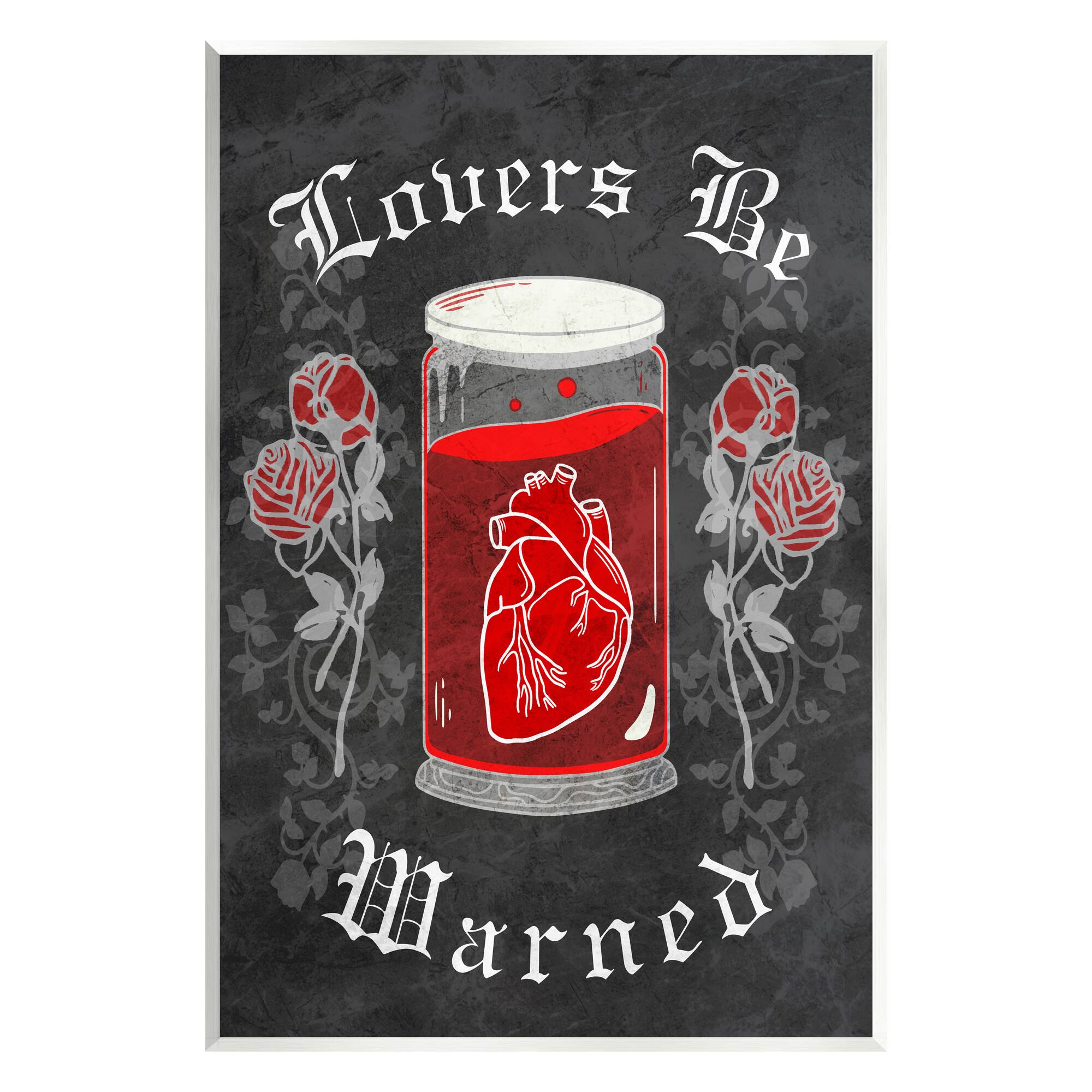 Stupell Industries Spooky Heart In Jar Wall Plaque Art