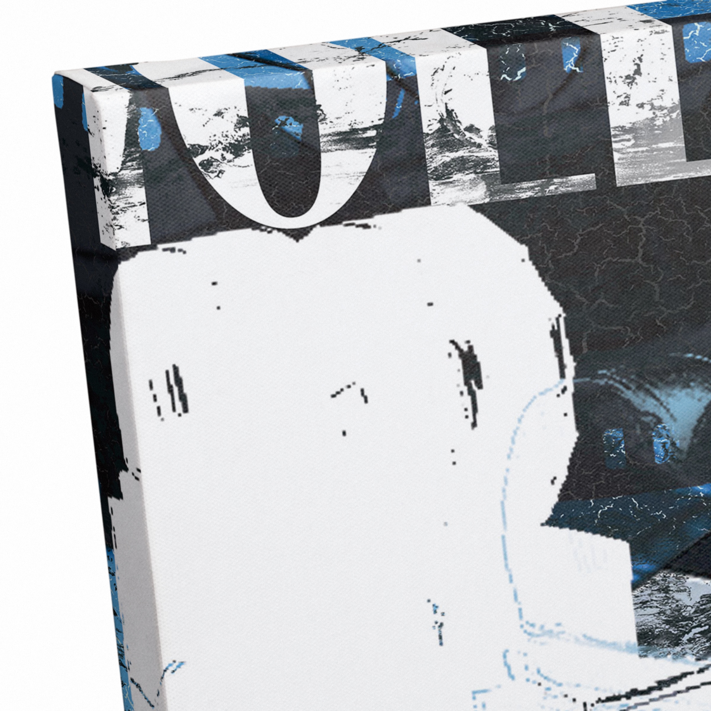 Hollywood Blues 16" x 16" Canvas Wall Art