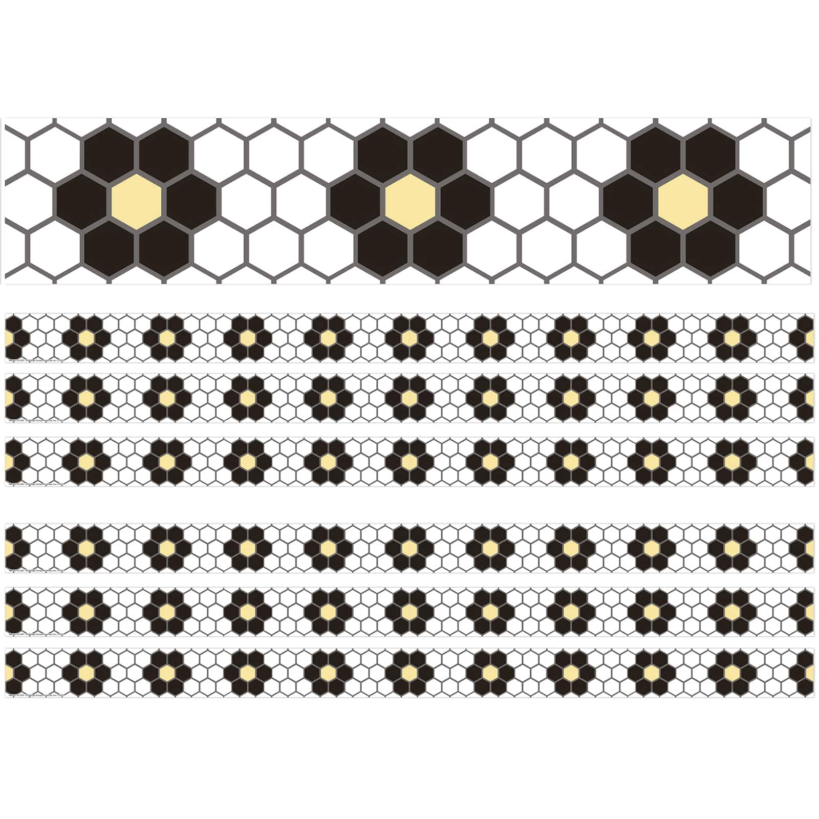 Eureka The Hive Floral Mosaic Deco Trim® Set