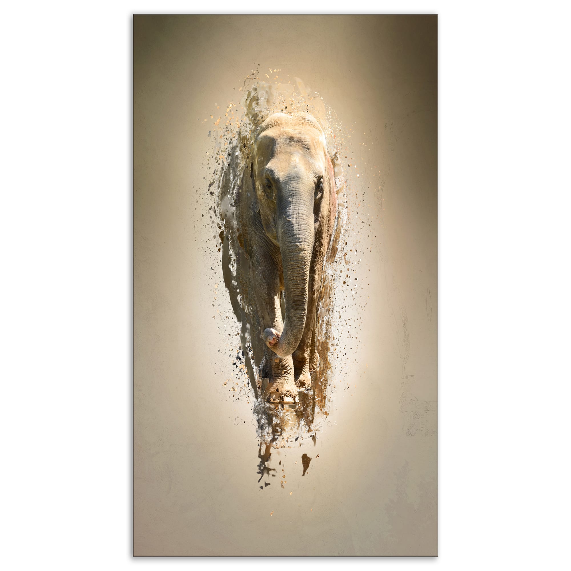 Designart - Mammoth Elephant Walking