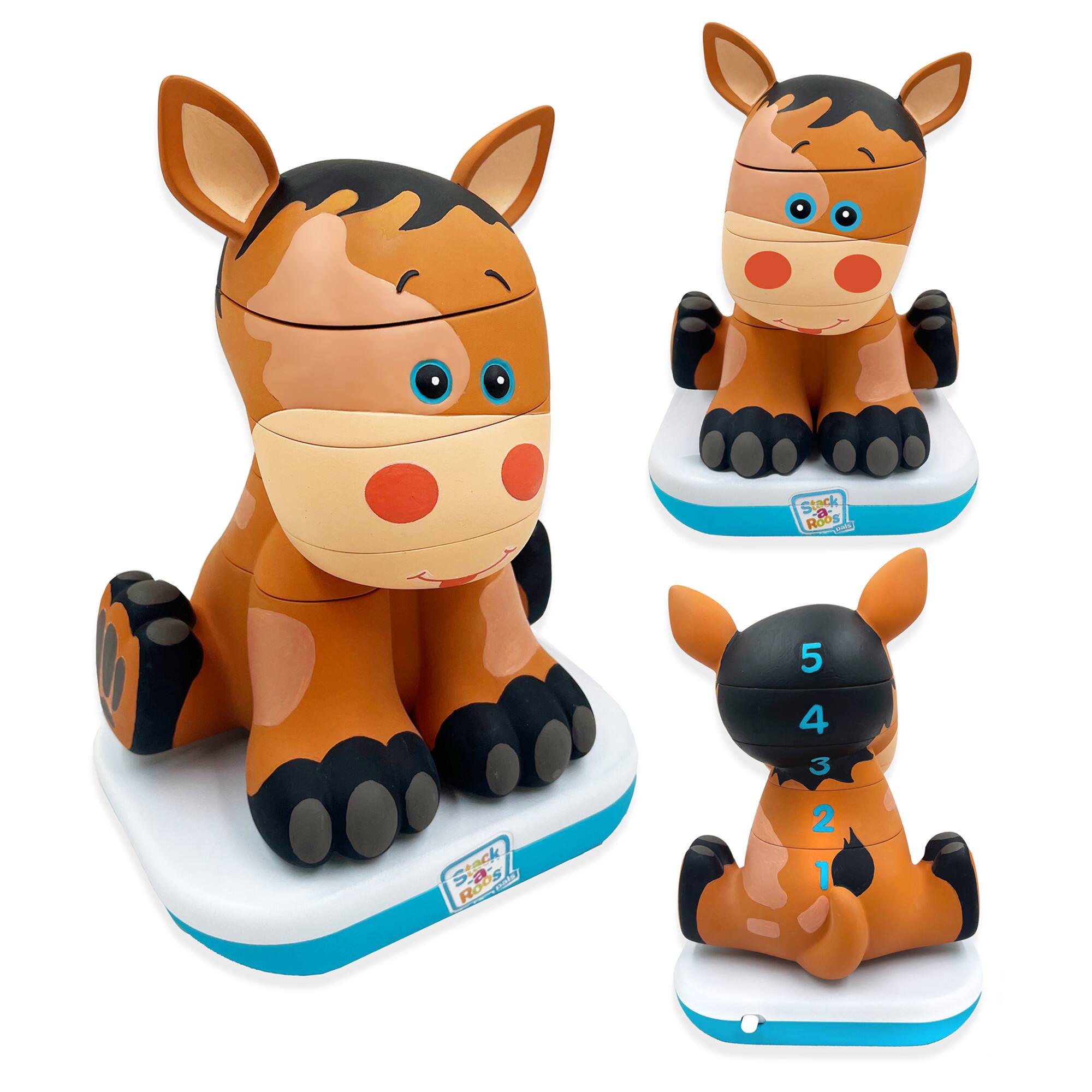 Stack-a-Roos Pals™ Baby Horse Stacking Animal Tower