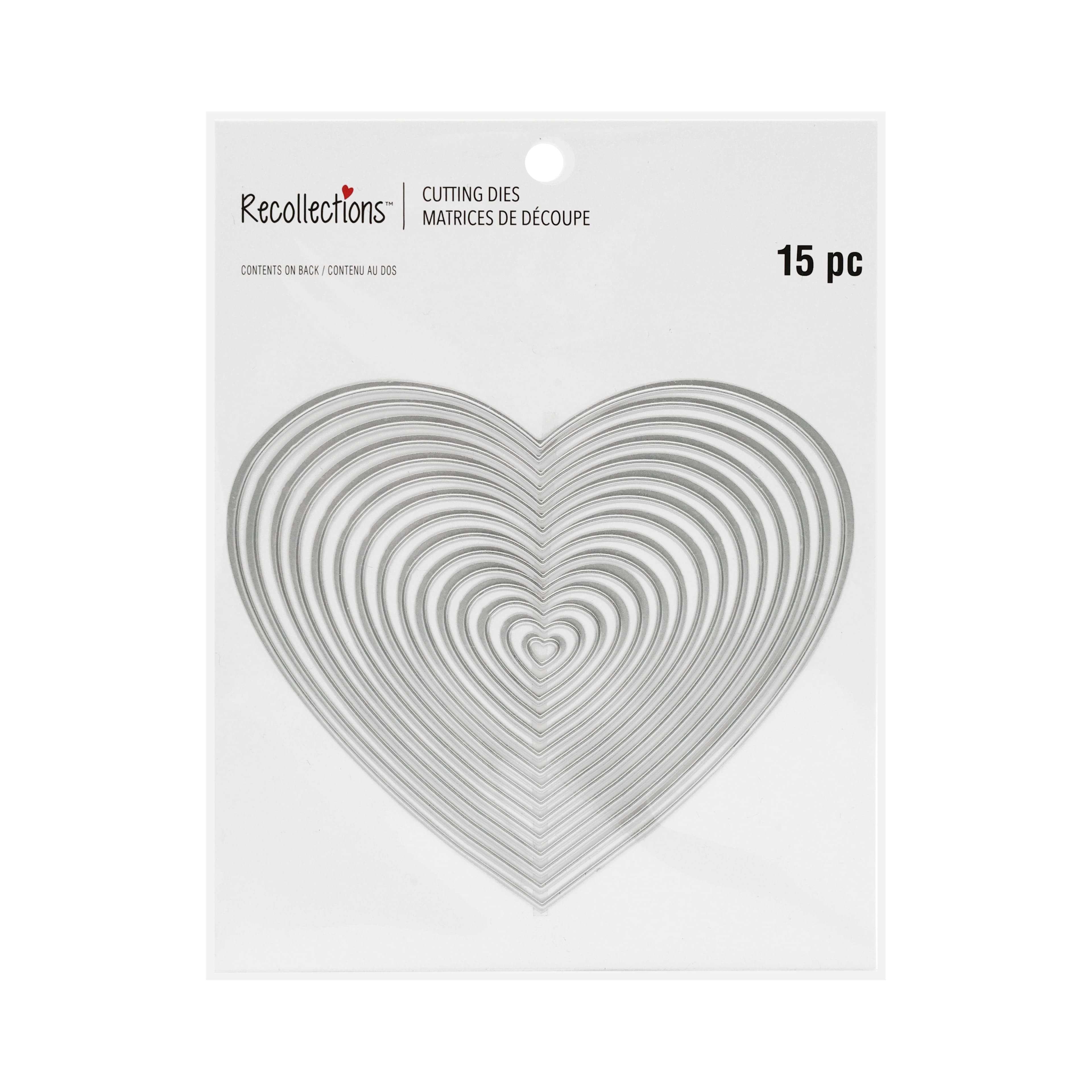 6 Pack: Heart Cutting Die Set by Recollections™