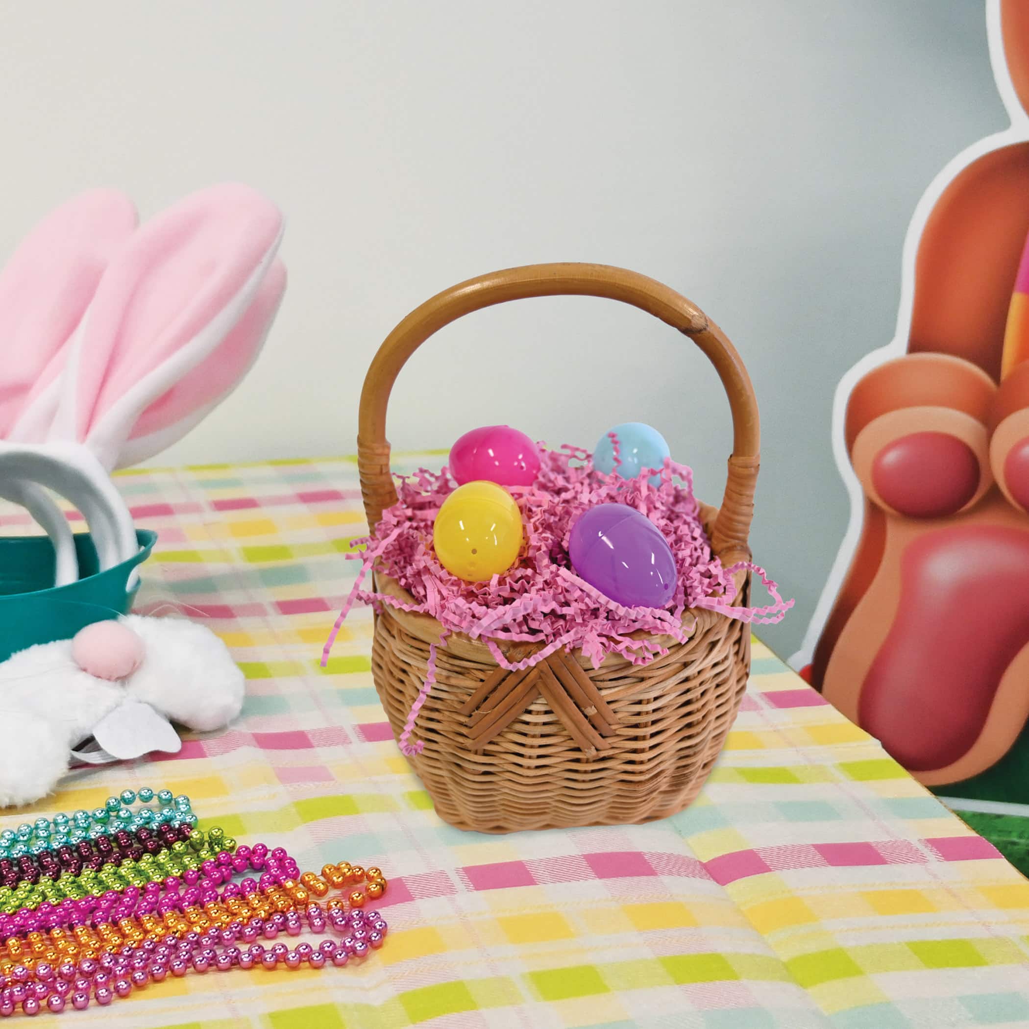 Beistle 2oz. Light Pink Crinkle Shred Paper Packs, 6ct.