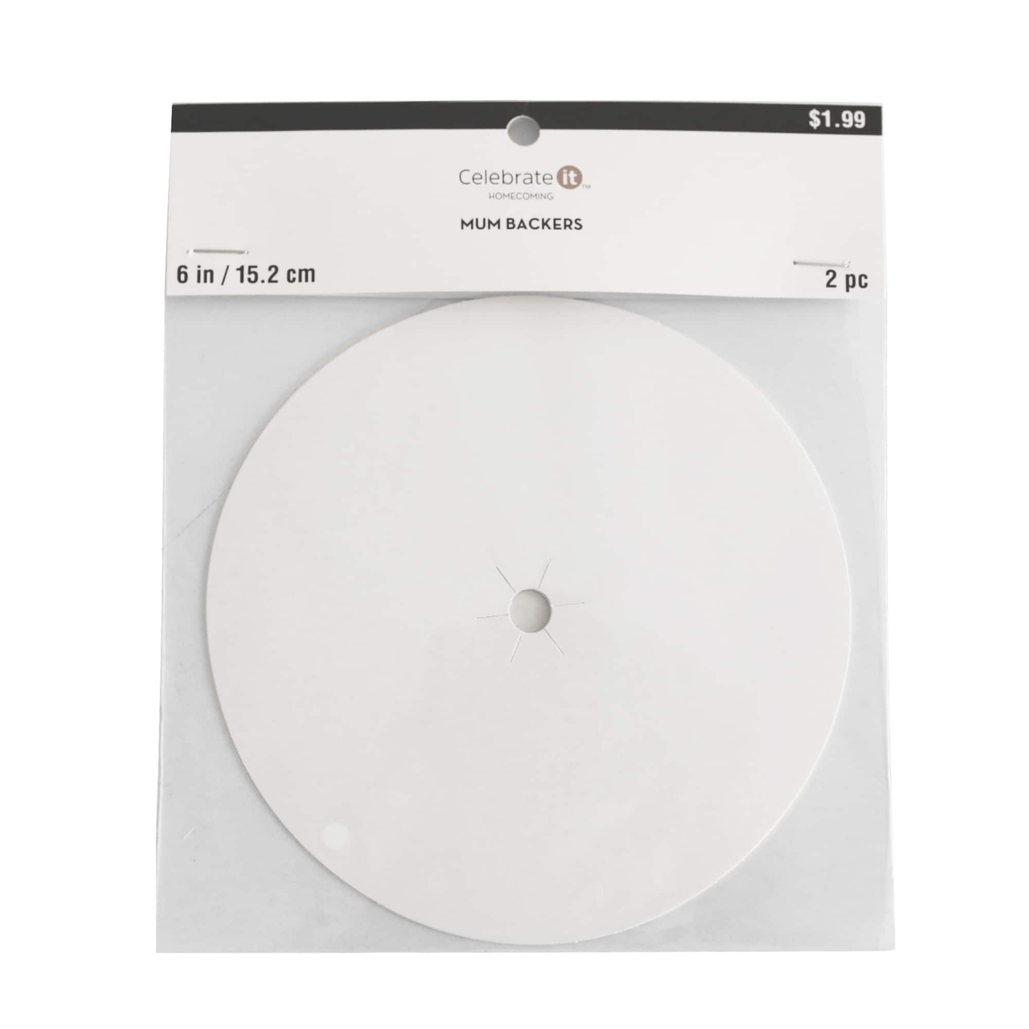 Round Mum Backers, 2ct. by Celebrate It®