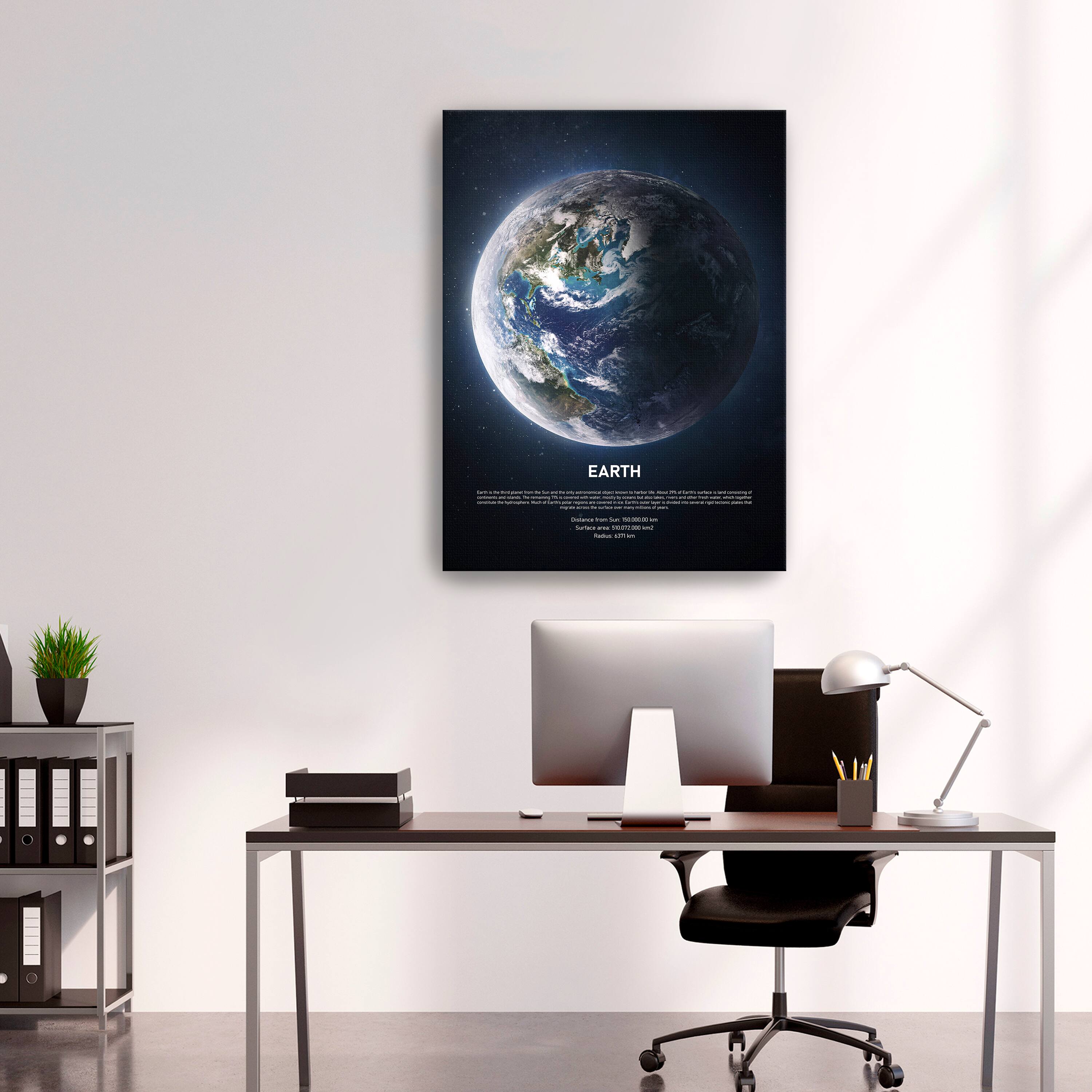 Earth Canvas Giclee