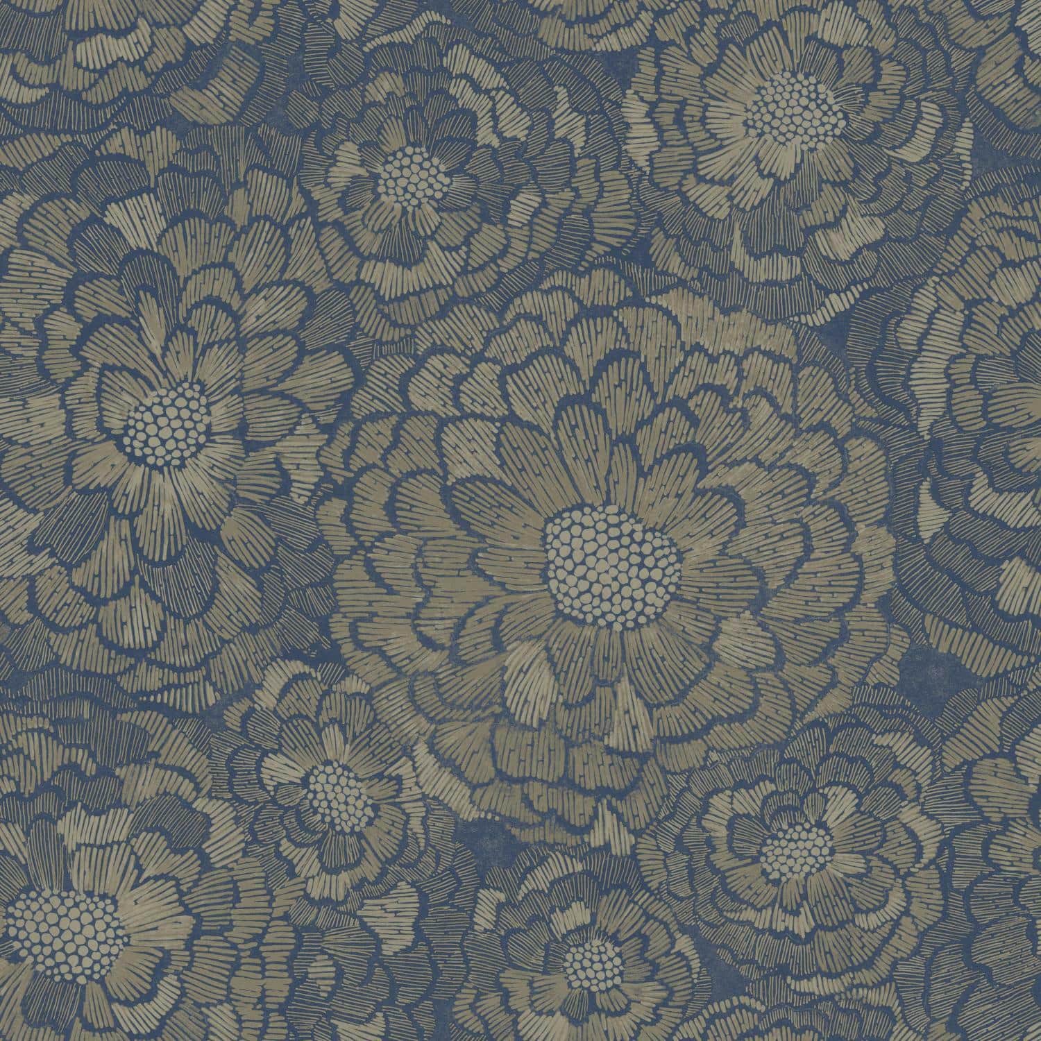 RoomMates Zen Dahlia Peel & Stick Wallpaper