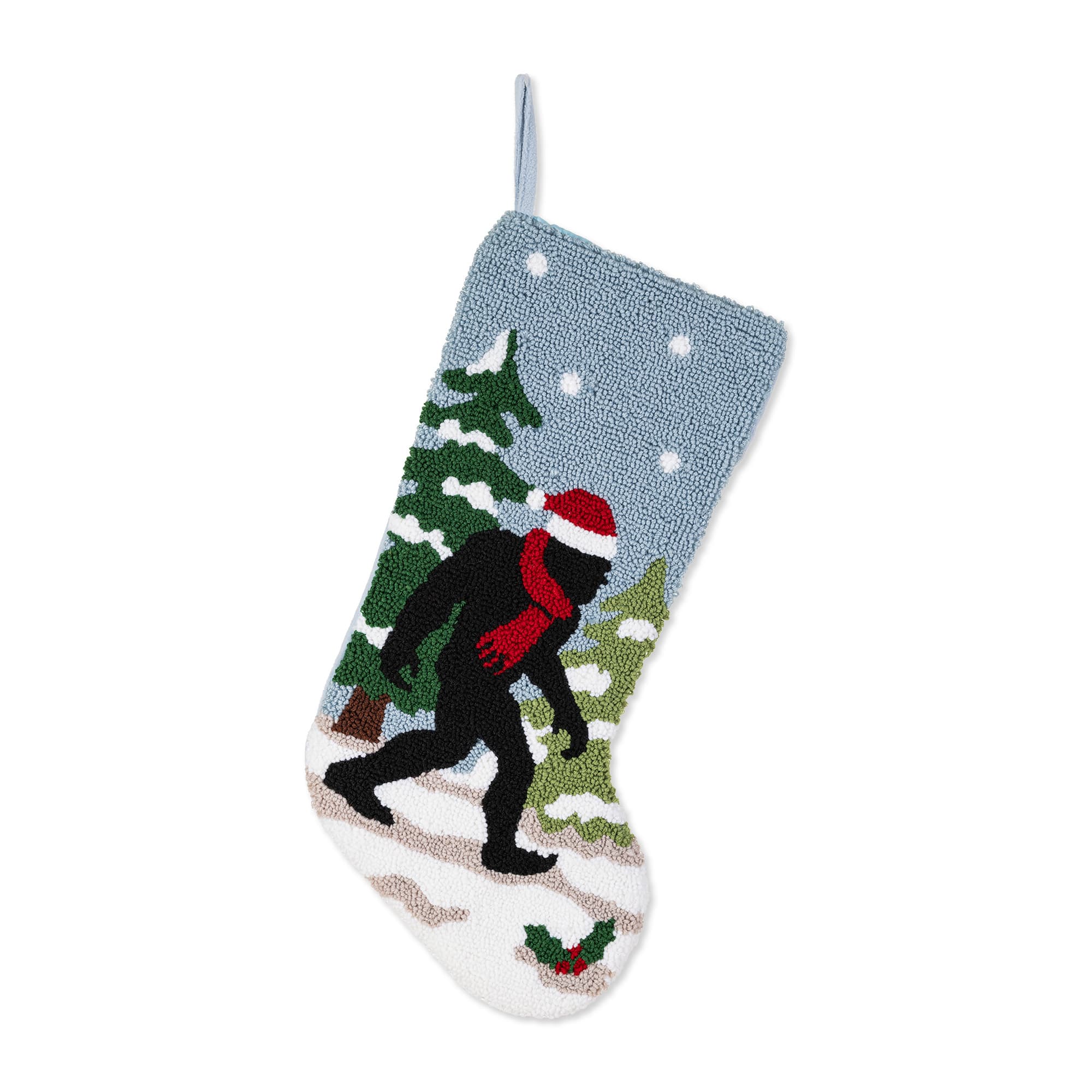 Glitzhome® 21" Bigfoot Hooked Christmas Stocking
