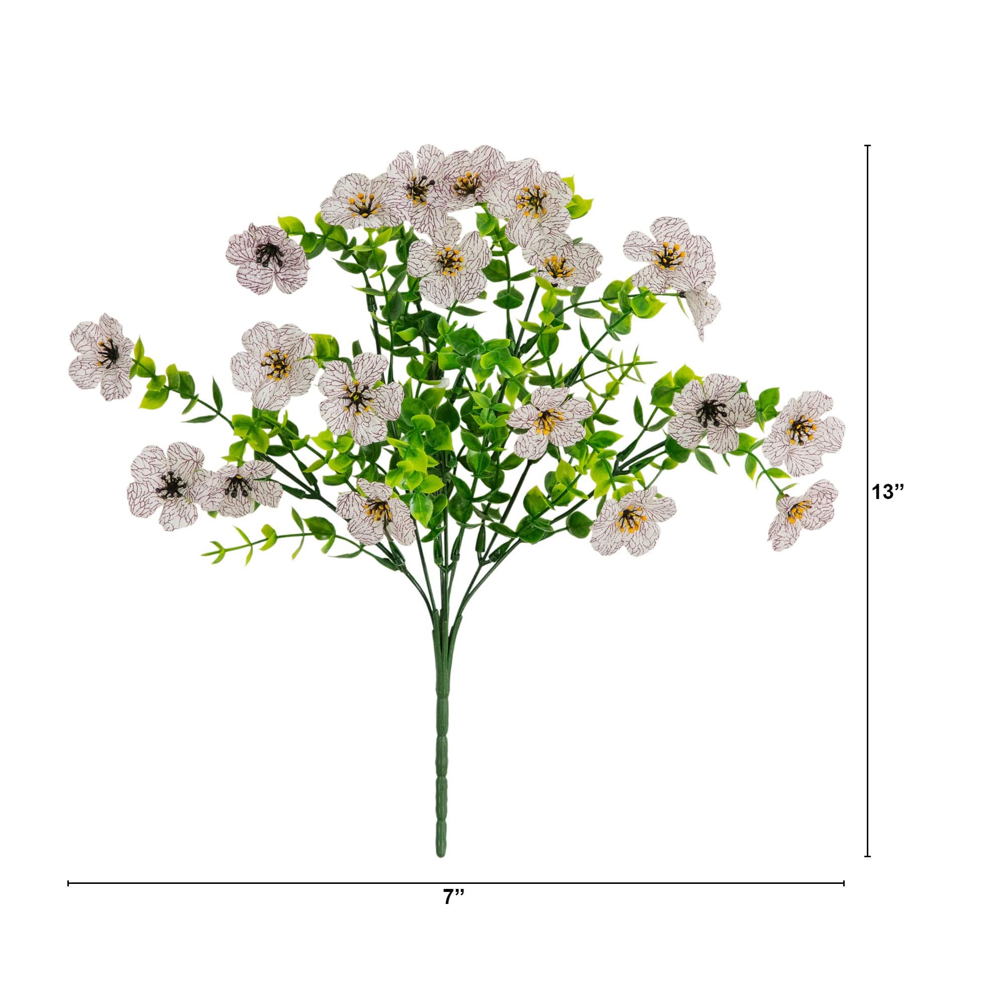 13" UV Resistant Artificial Daisy Bushes, 12ct.