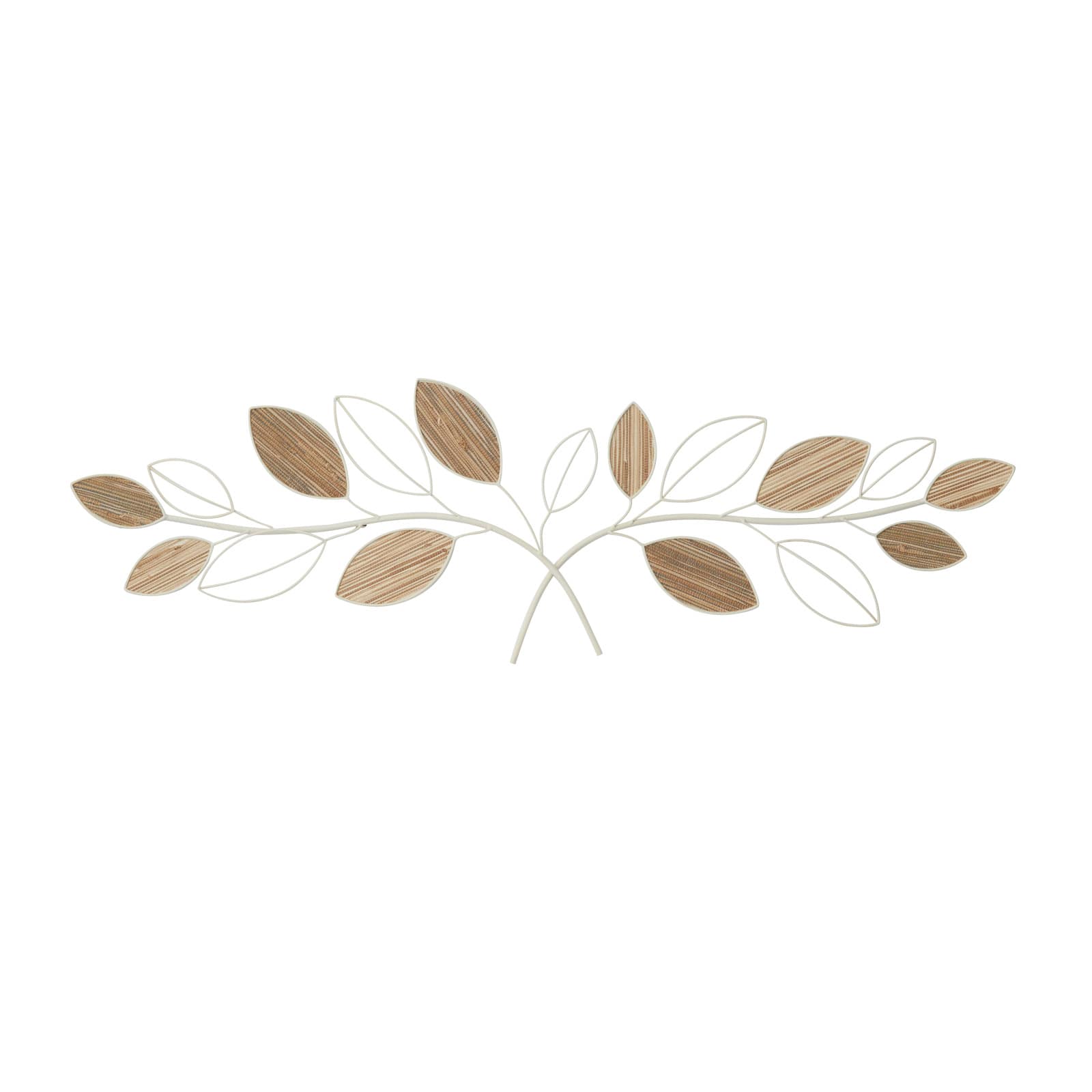Brown Metal Coastal Wall Decor, 13" x 43" x 1"