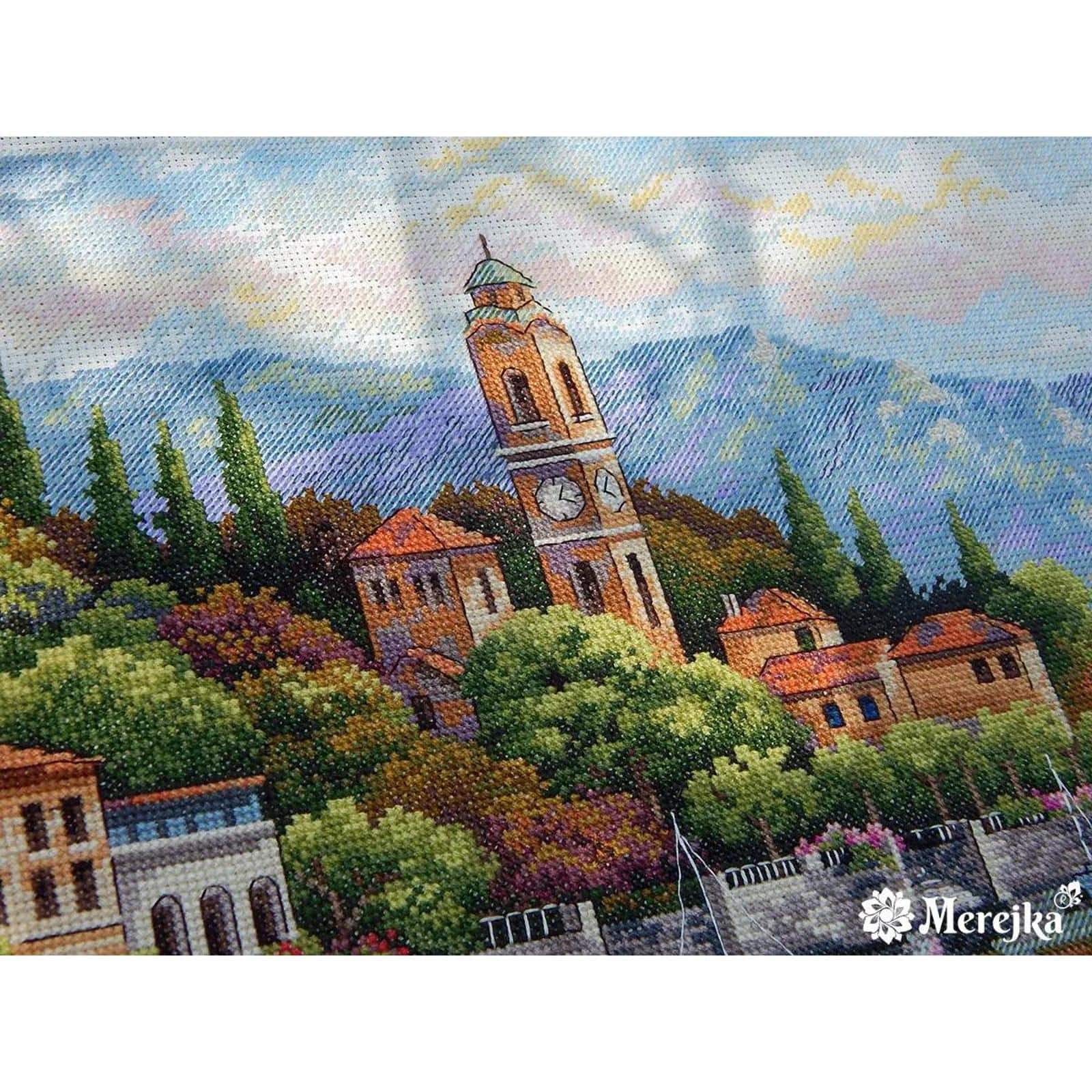 Merejka® Lago di Como Counted Cross Stitch Kit