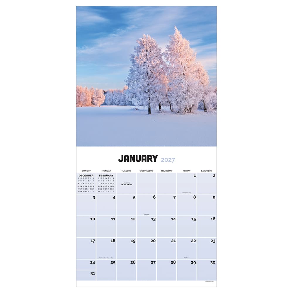 2027 Seasons Wall Calendar