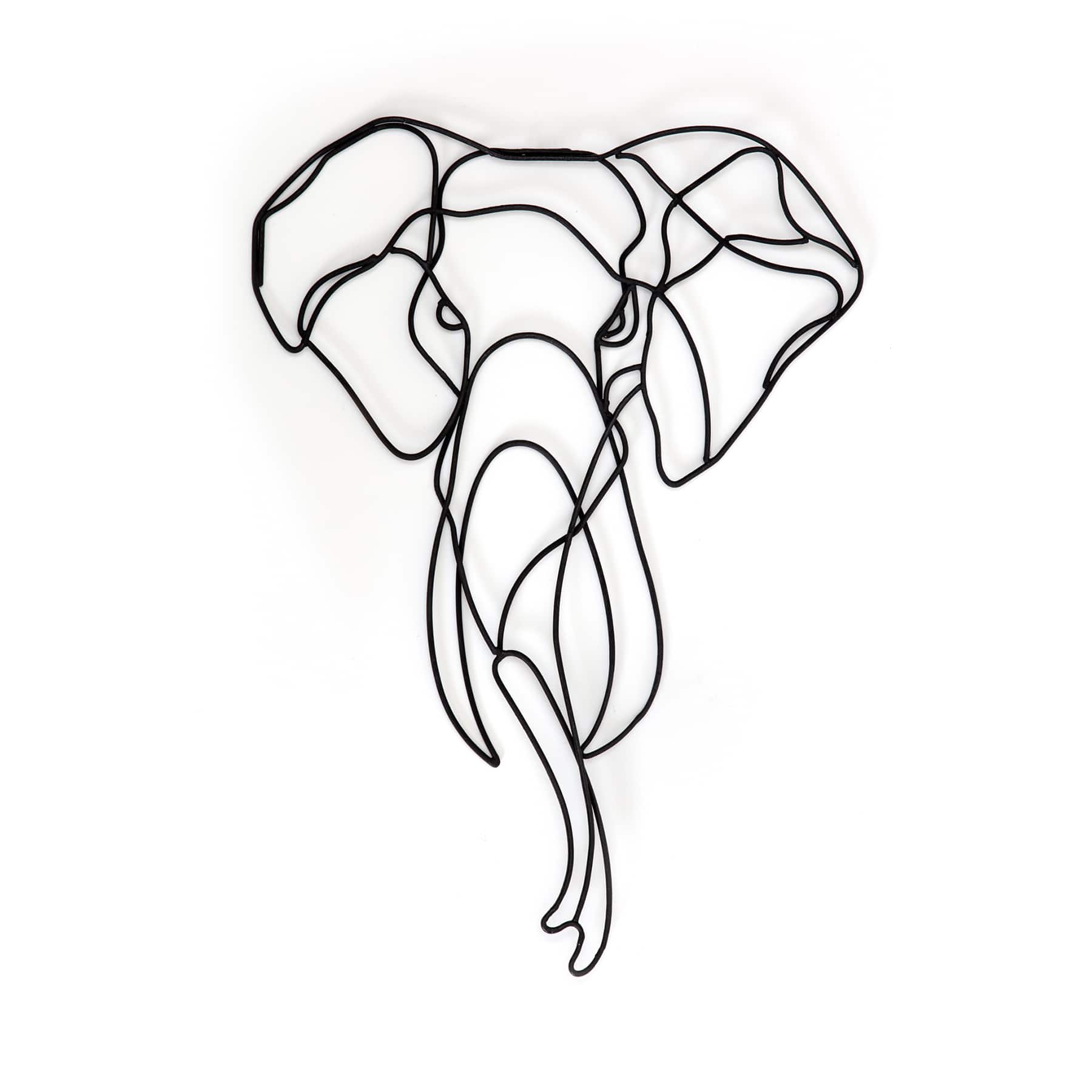 Habitat Decor 28" Asha Elephant Metal Wall Art