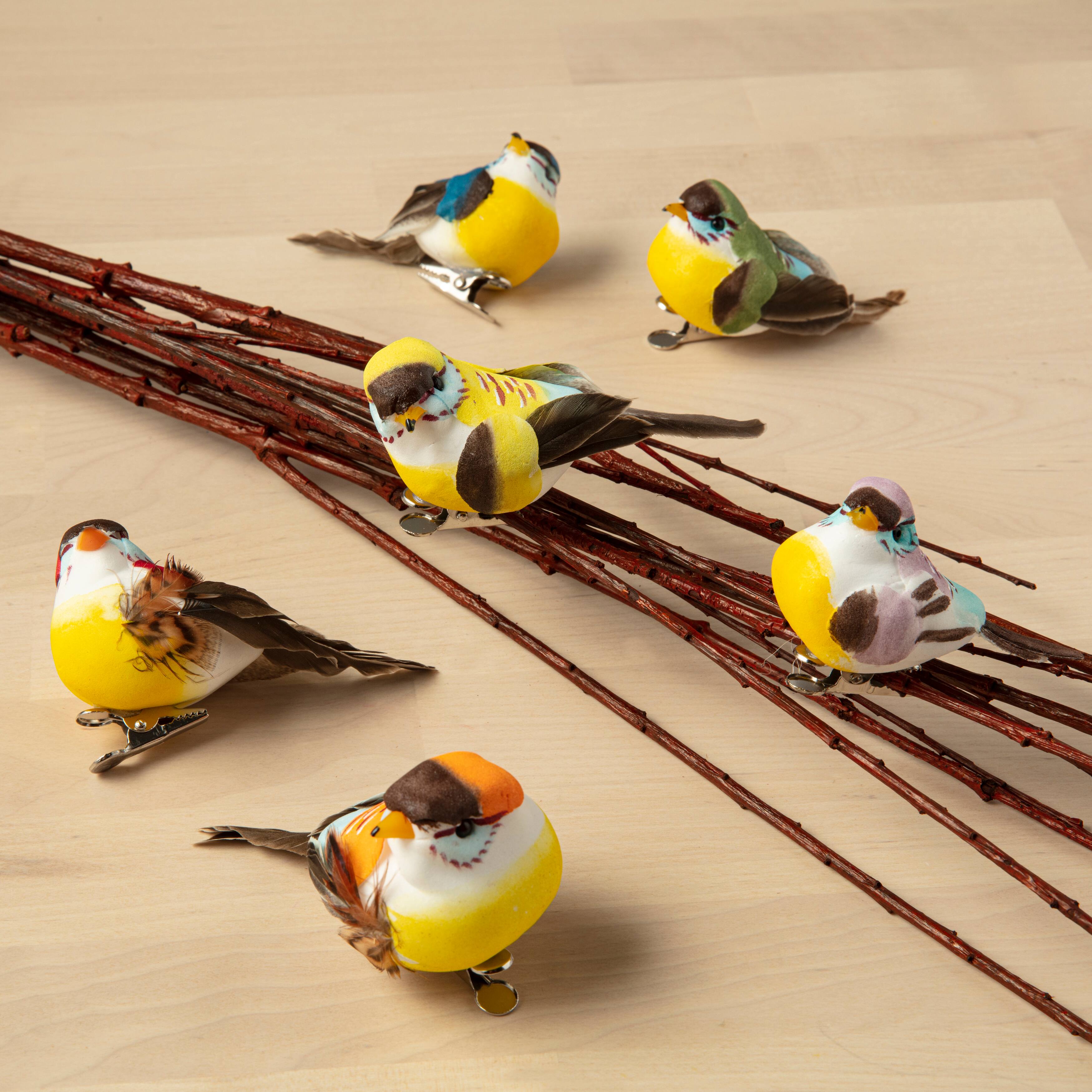 8 Packs: 6 ct. (48 total) Assorted Mushroom Birds by Ashland®