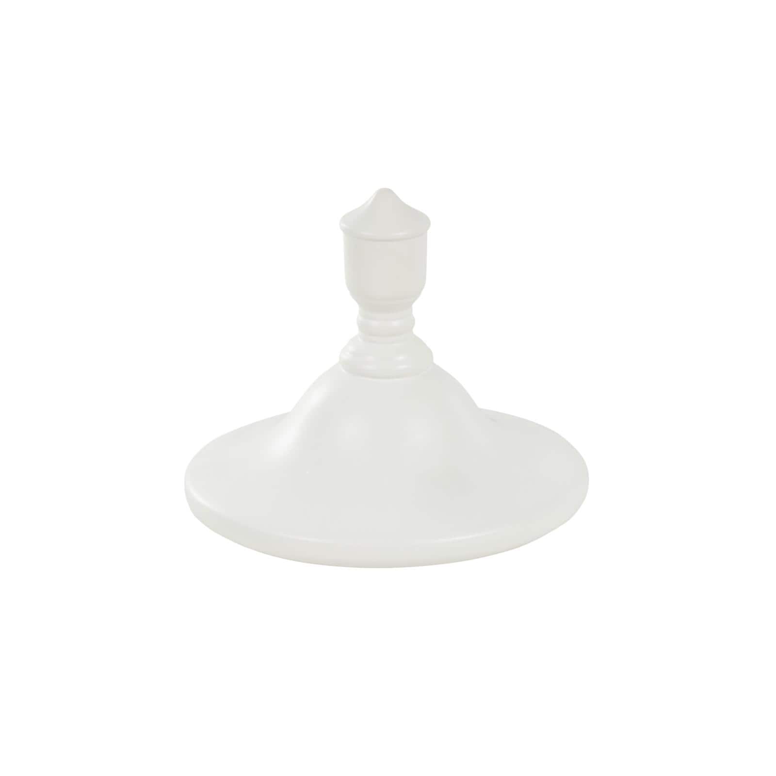 Ceramic Fluted Urn-Shaped Living Room Decorative Jar with Lid