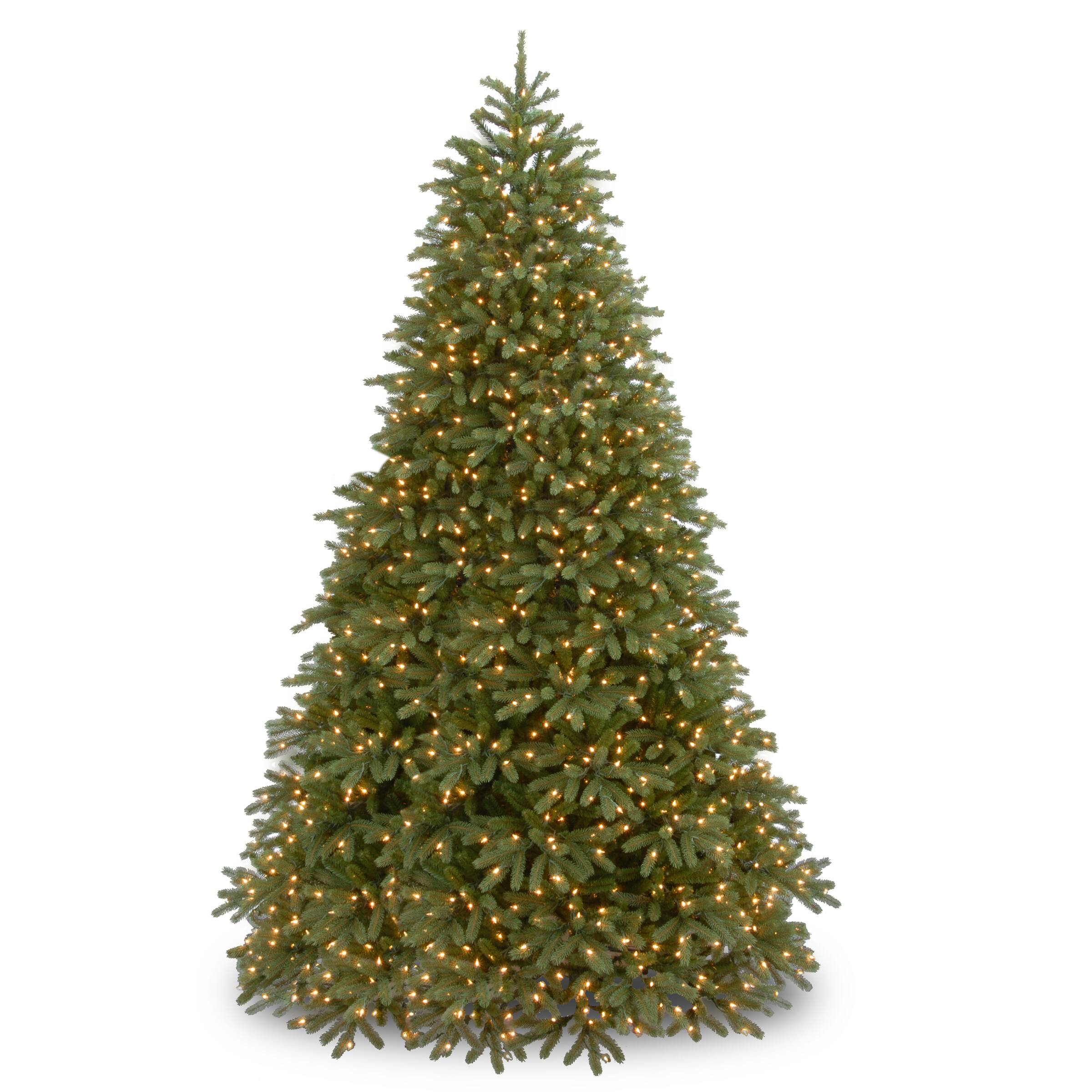 10ft. Pre-Lit Feel Real® Jersey Fraser Fir Artificial Christmas Tree, Dual Color® LED Lights