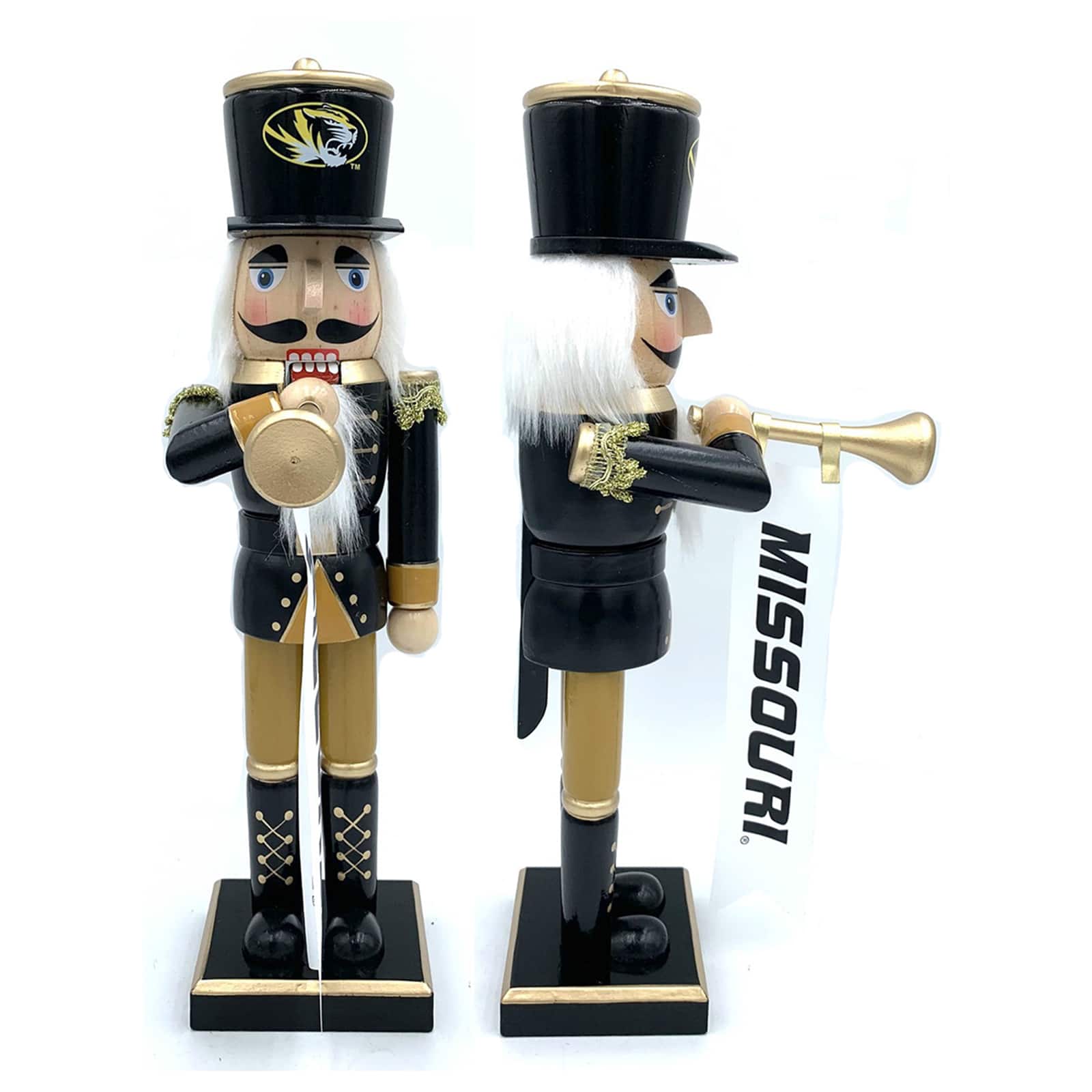 14" College Bugler Nutcracker By Santasworkshop in Missouri | 14.25" x 4" x 6.5" | Michaels®
