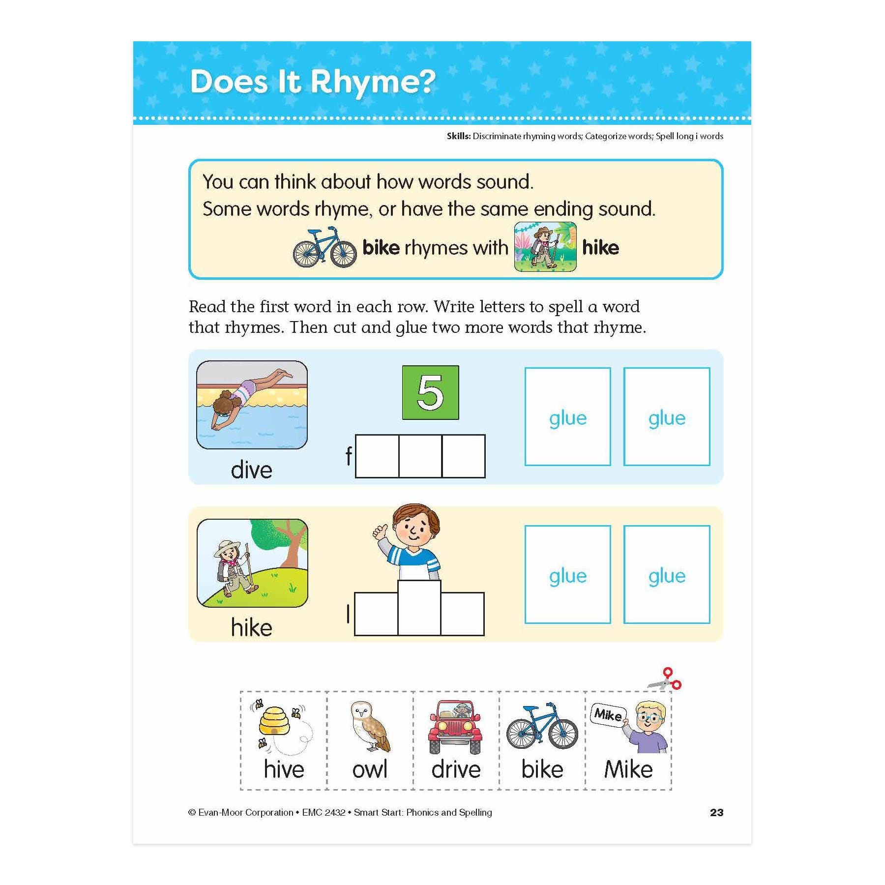 Evan-Moor® Grade 1 Early Learning Spelling Bundle