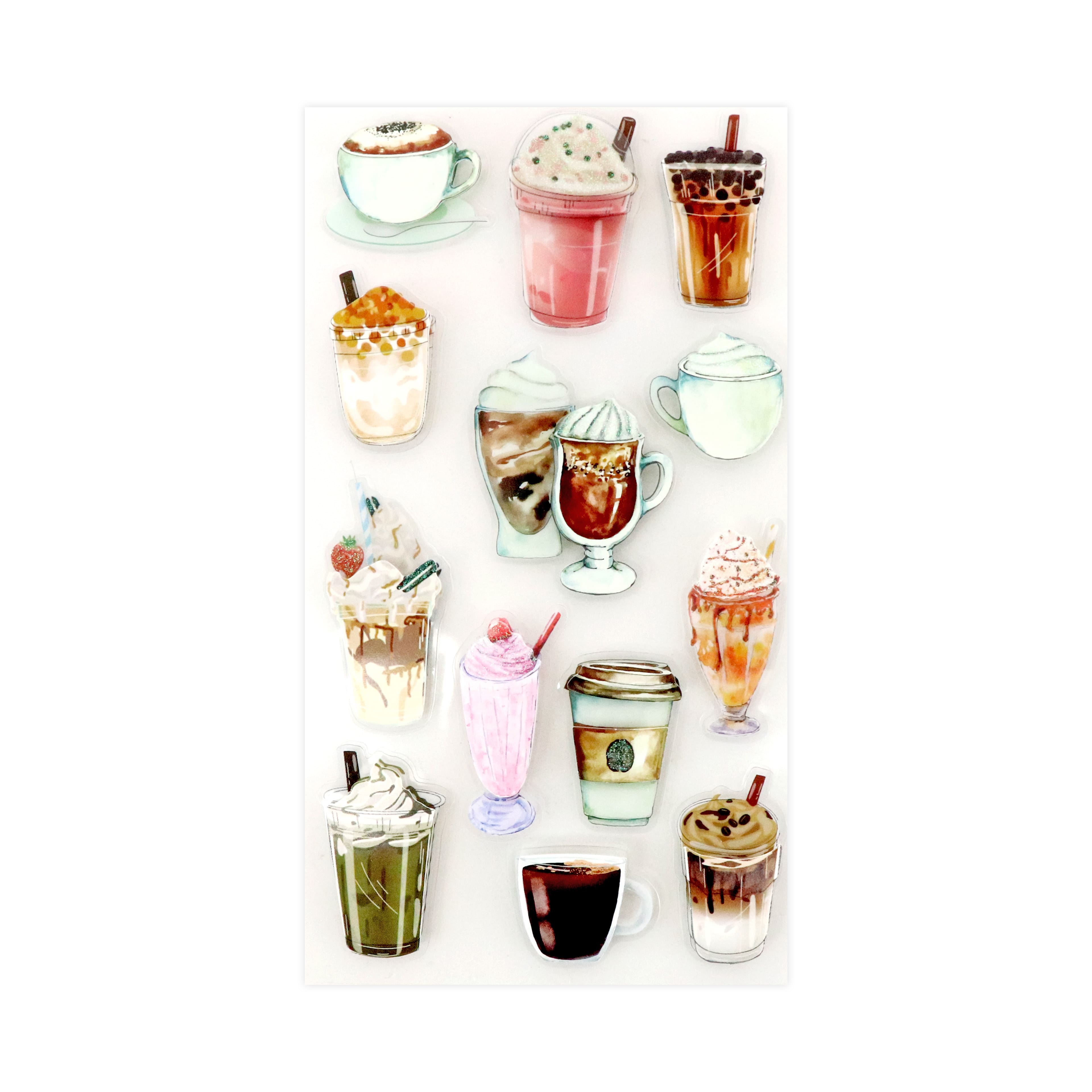 Coffee Drink 3D Stickers by Recollections™