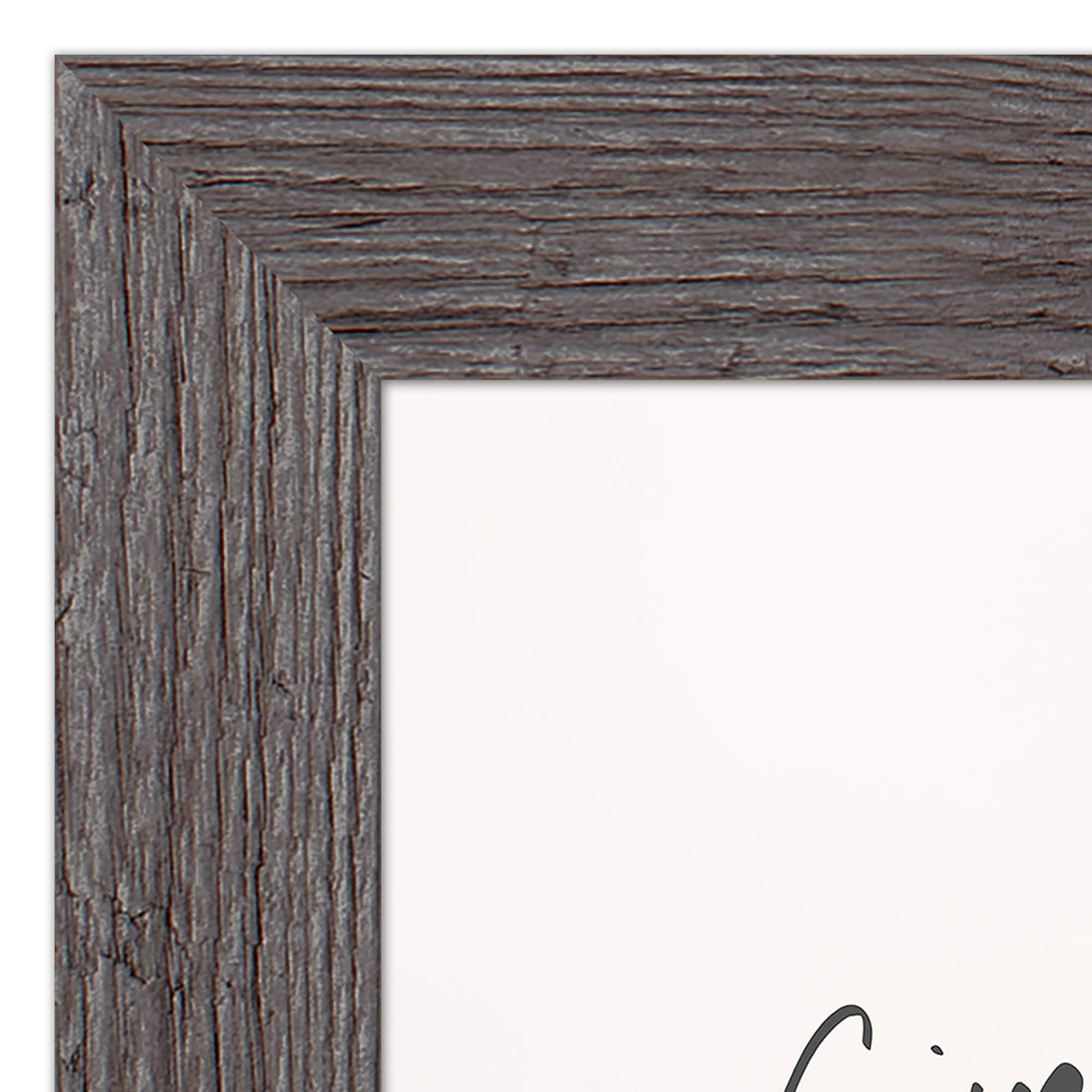 Give Thanks to the Lord Western Gray Framed Print